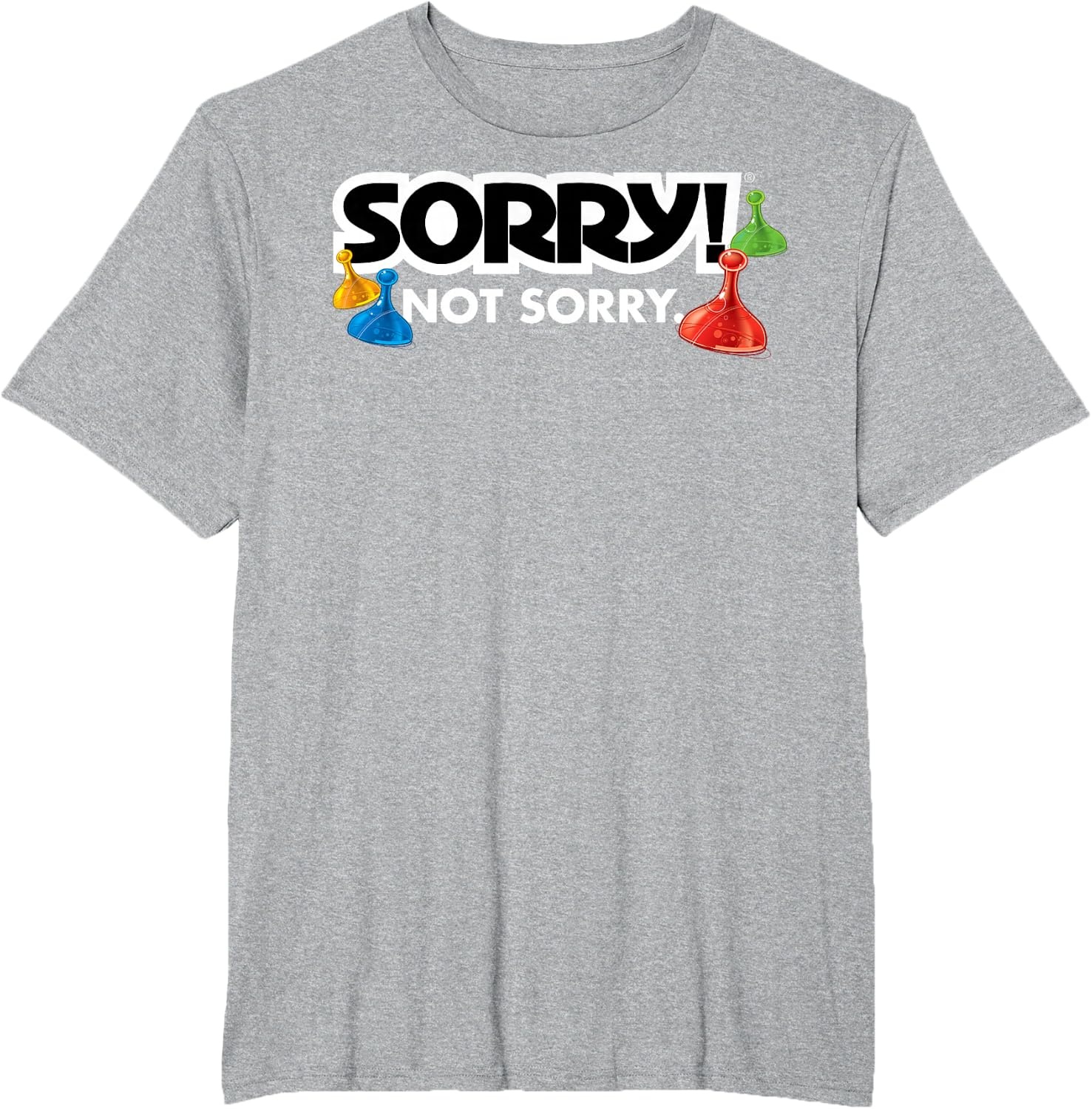 image:imageSorry Not Sorry Logo TShirtHeather Grey