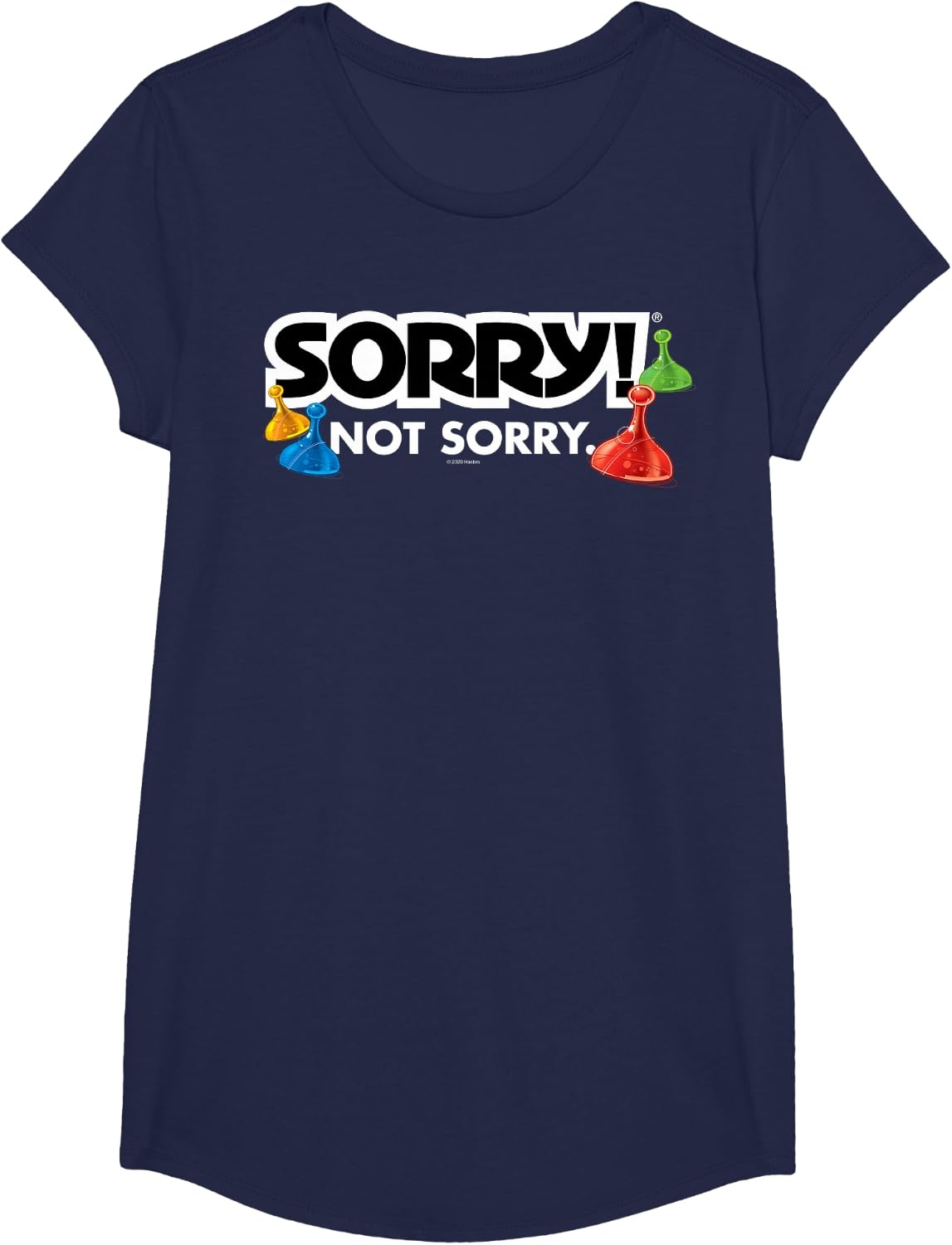 image:imageSorry Not Sorry Logo TShirtNavy Blue