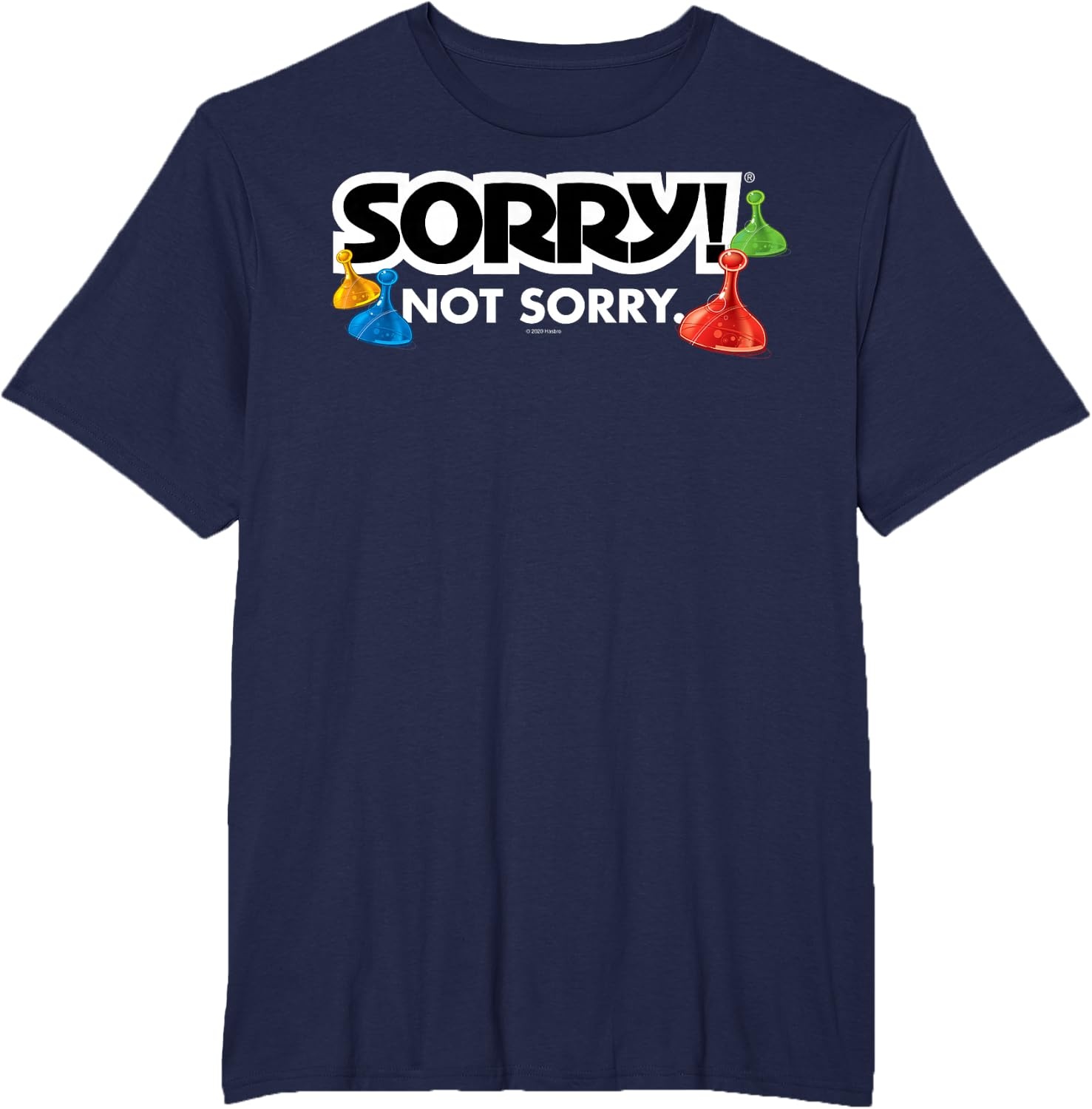 image:imageSorry Not Sorry Logo TShirtNavy Blue