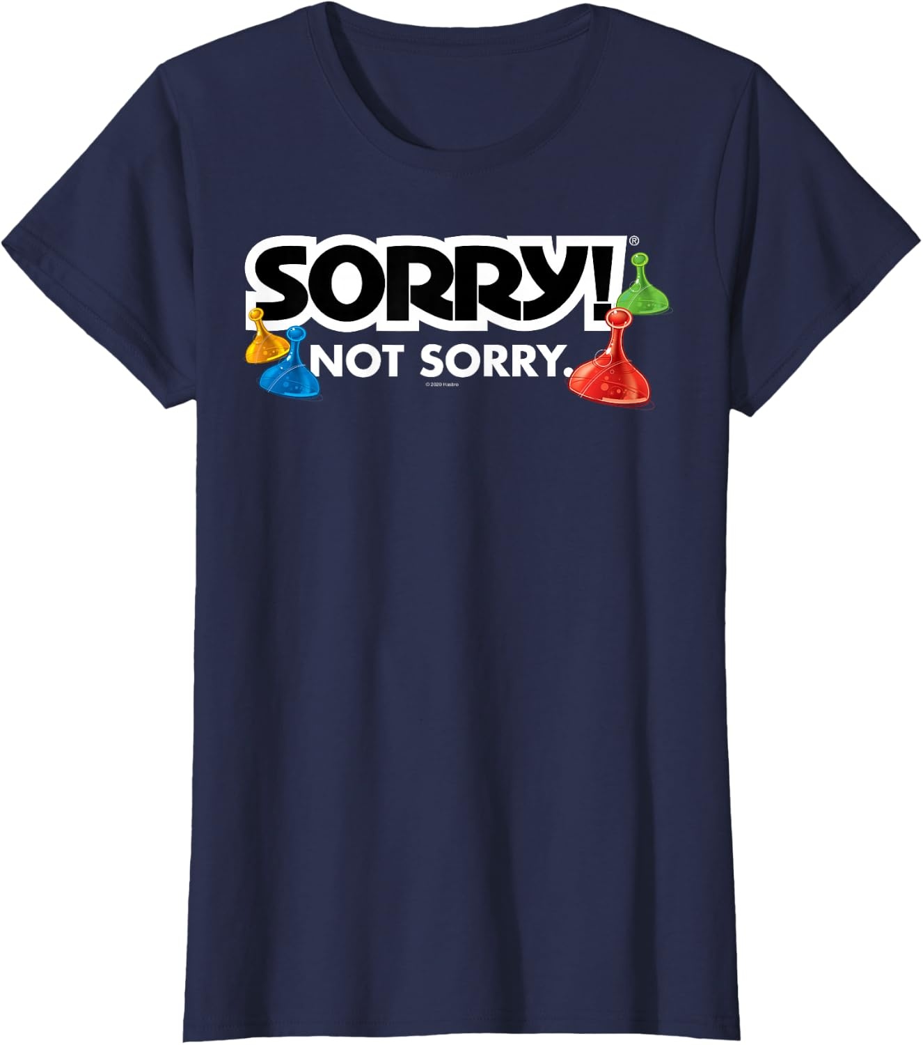image:imageSorry Not Sorry Logo TShirtNavy Blue
