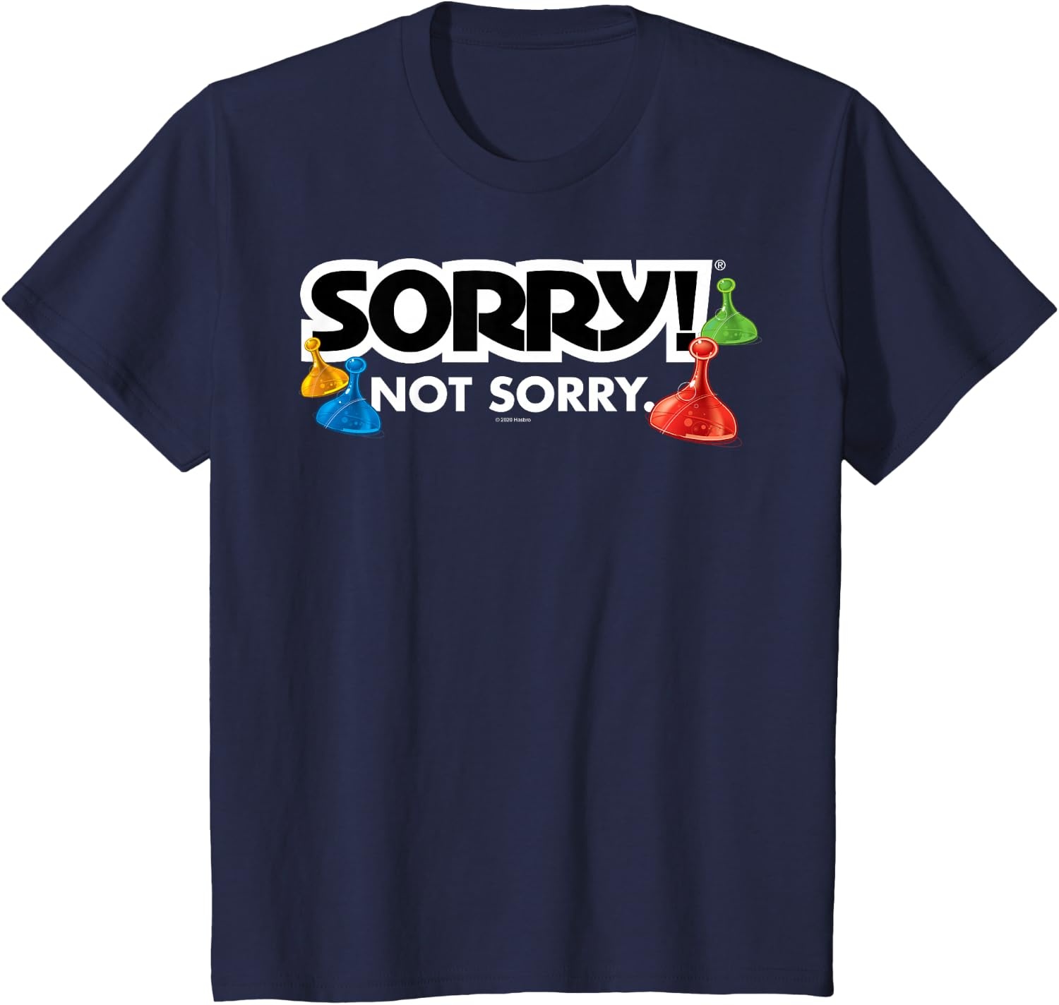 image:imageSorry Not Sorry Logo TShirtNavy Blue