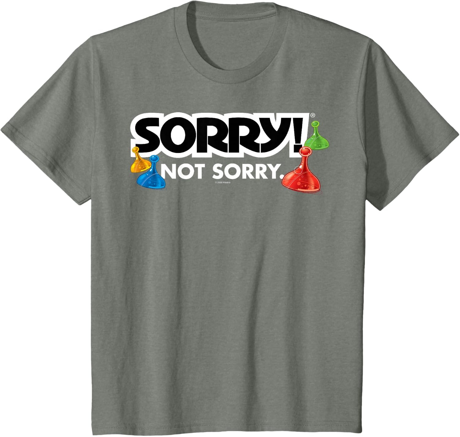 image:imageSorry Not Sorry Logo TShirtOlive Heather