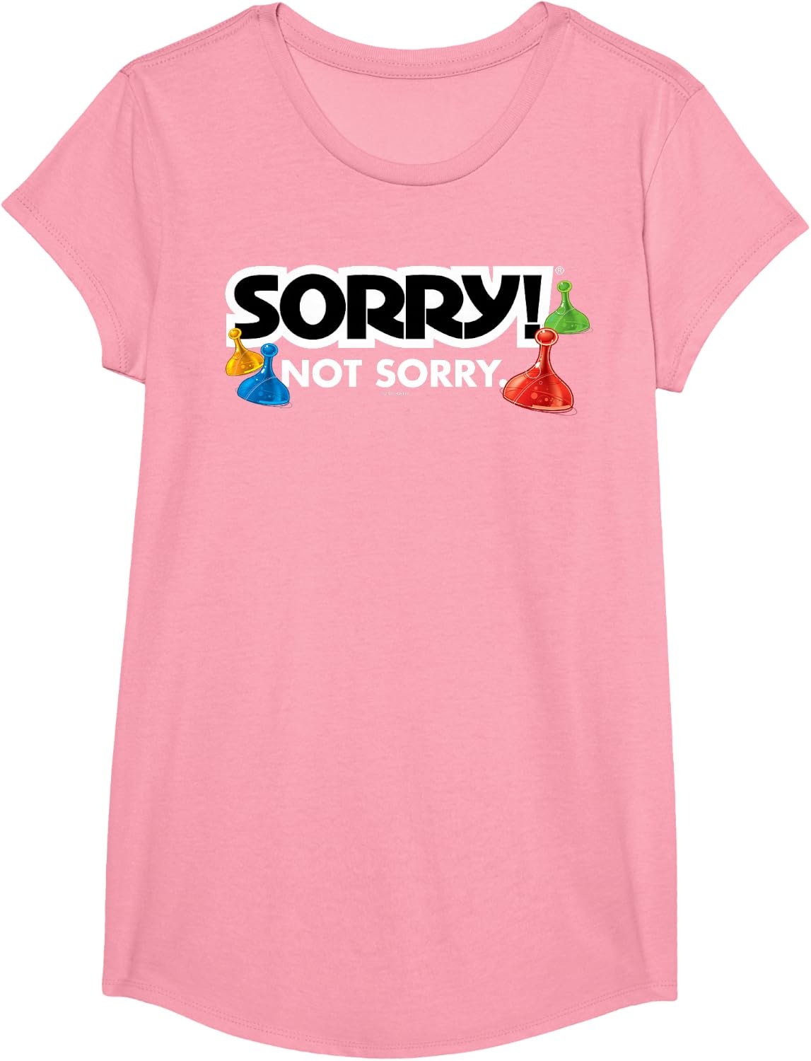 image:imageSorry Not Sorry Logo TShirtPink