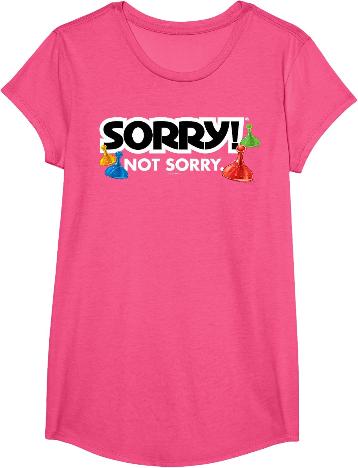 image:imageSorry Not Sorry Logo TShirtPink Heather