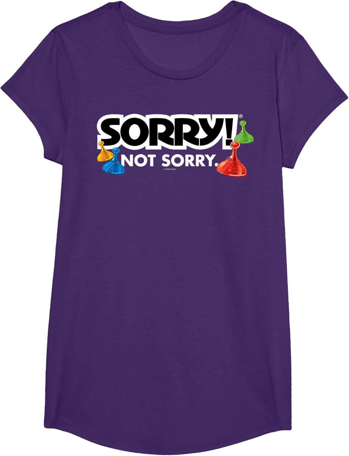 image:imageSorry Not Sorry Logo TShirtPurple