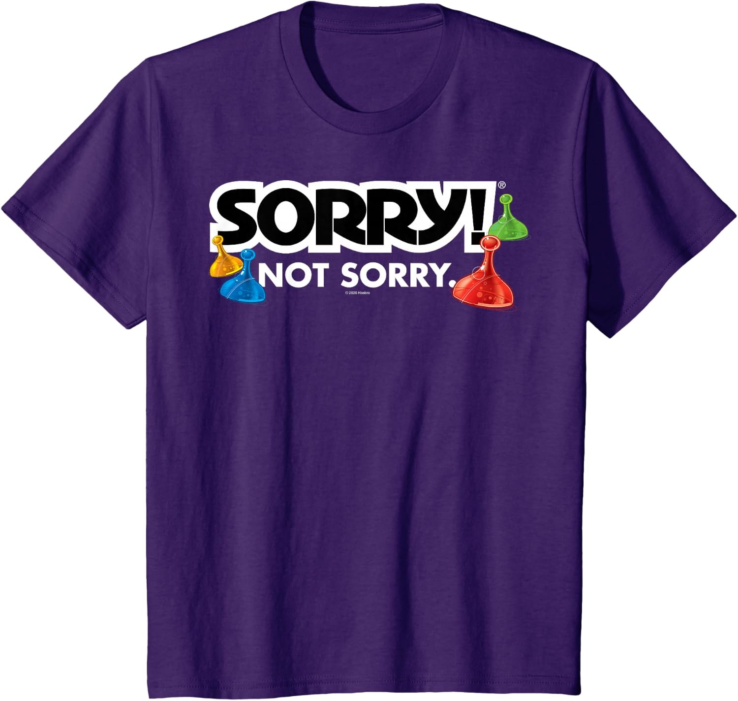 image:imageSorry Not Sorry Logo TShirtPurple