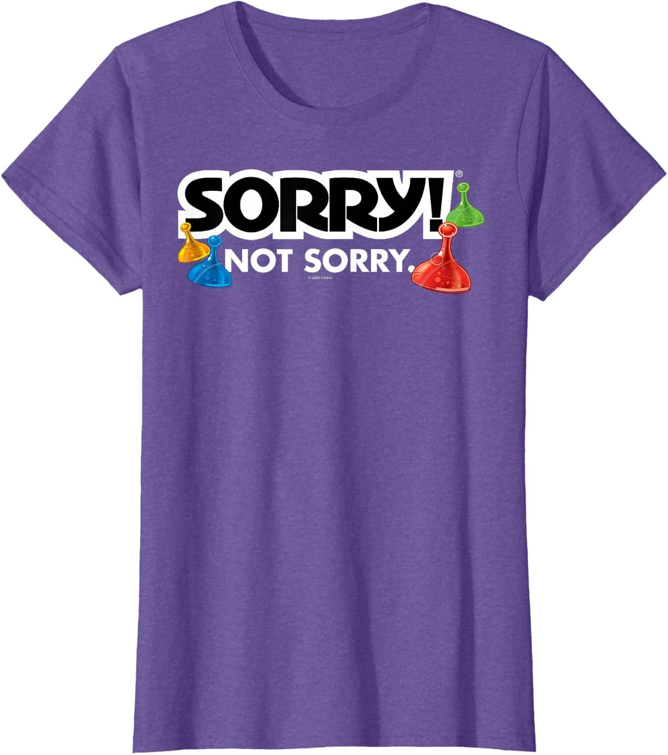 image:imageSorry Not Sorry Logo TShirtPurple Heather