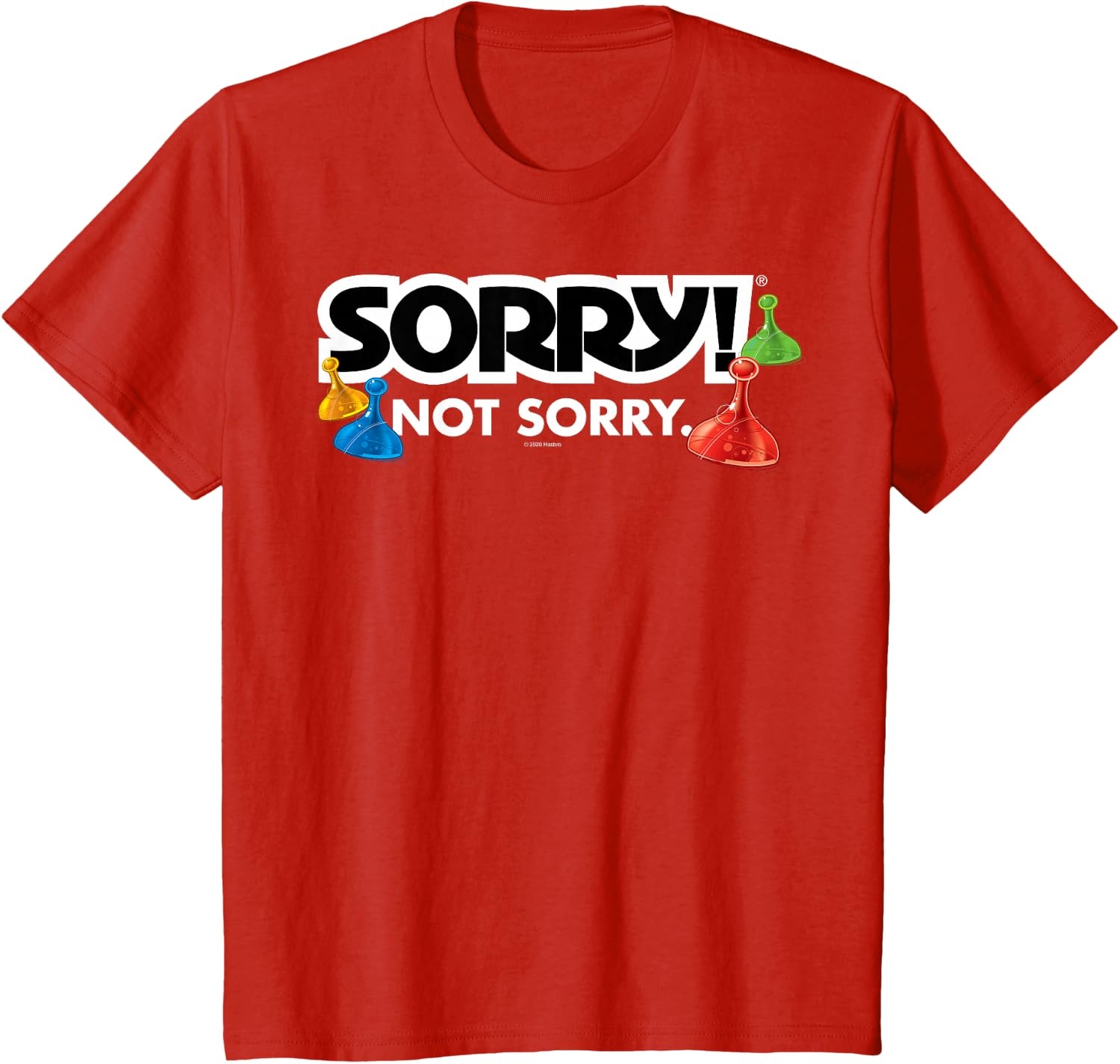 image:imageSorry Not Sorry Logo TShirtRed
