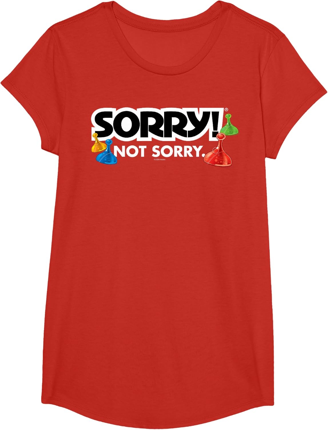 image:imageSorry Not Sorry Logo TShirtRed