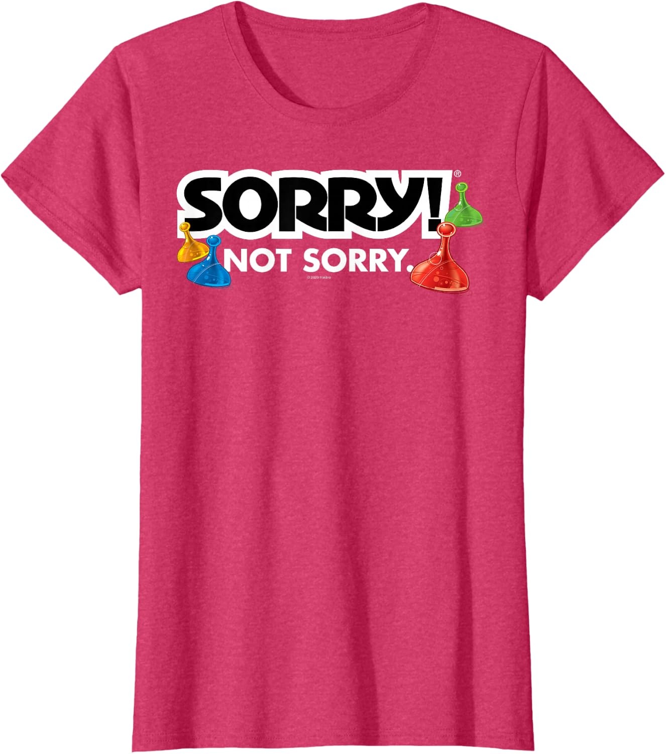 image:imageSorry Not Sorry Logo TShirtRed Heather