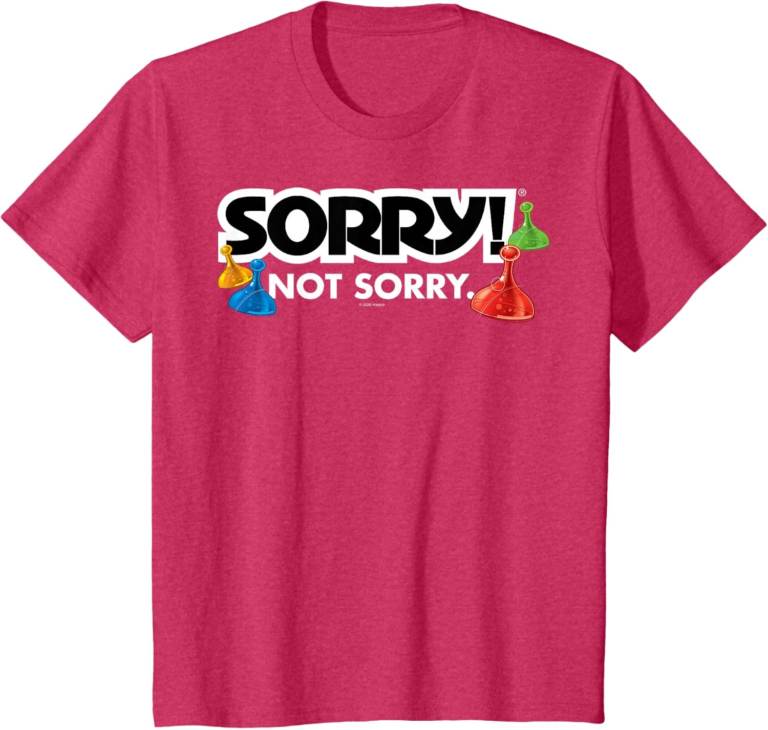 image:imageSorry Not Sorry Logo TShirtRed Heather