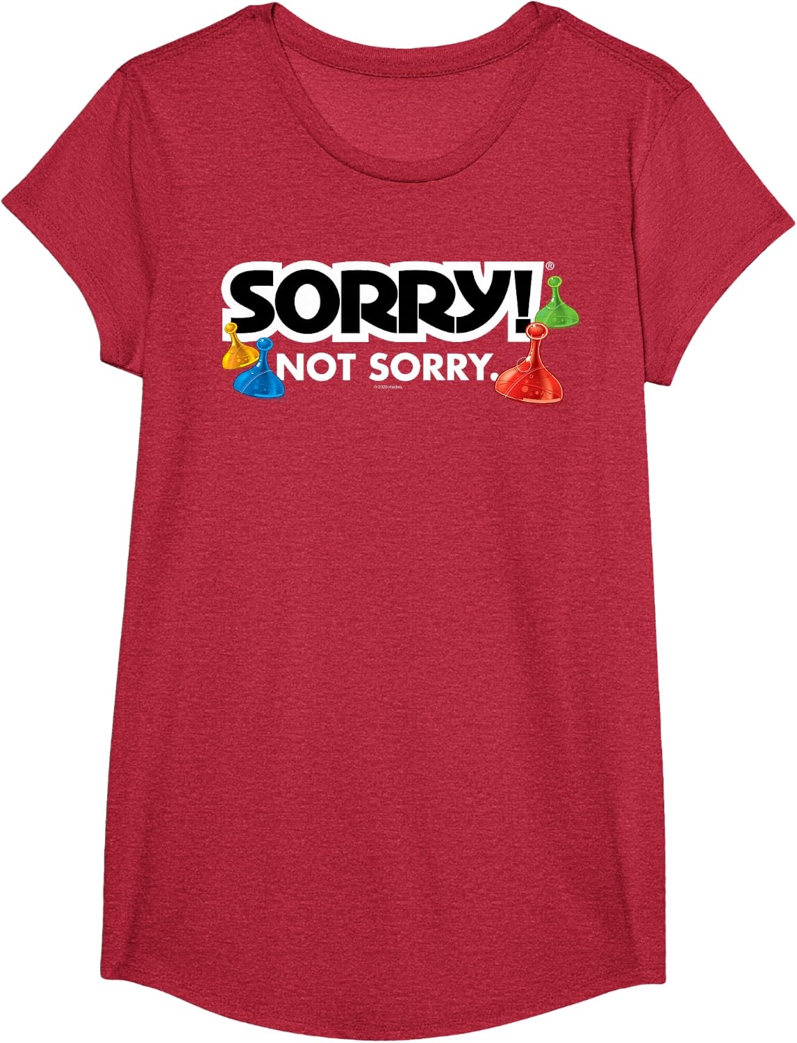 image:imageSorry Not Sorry Logo TShirtRed Heather