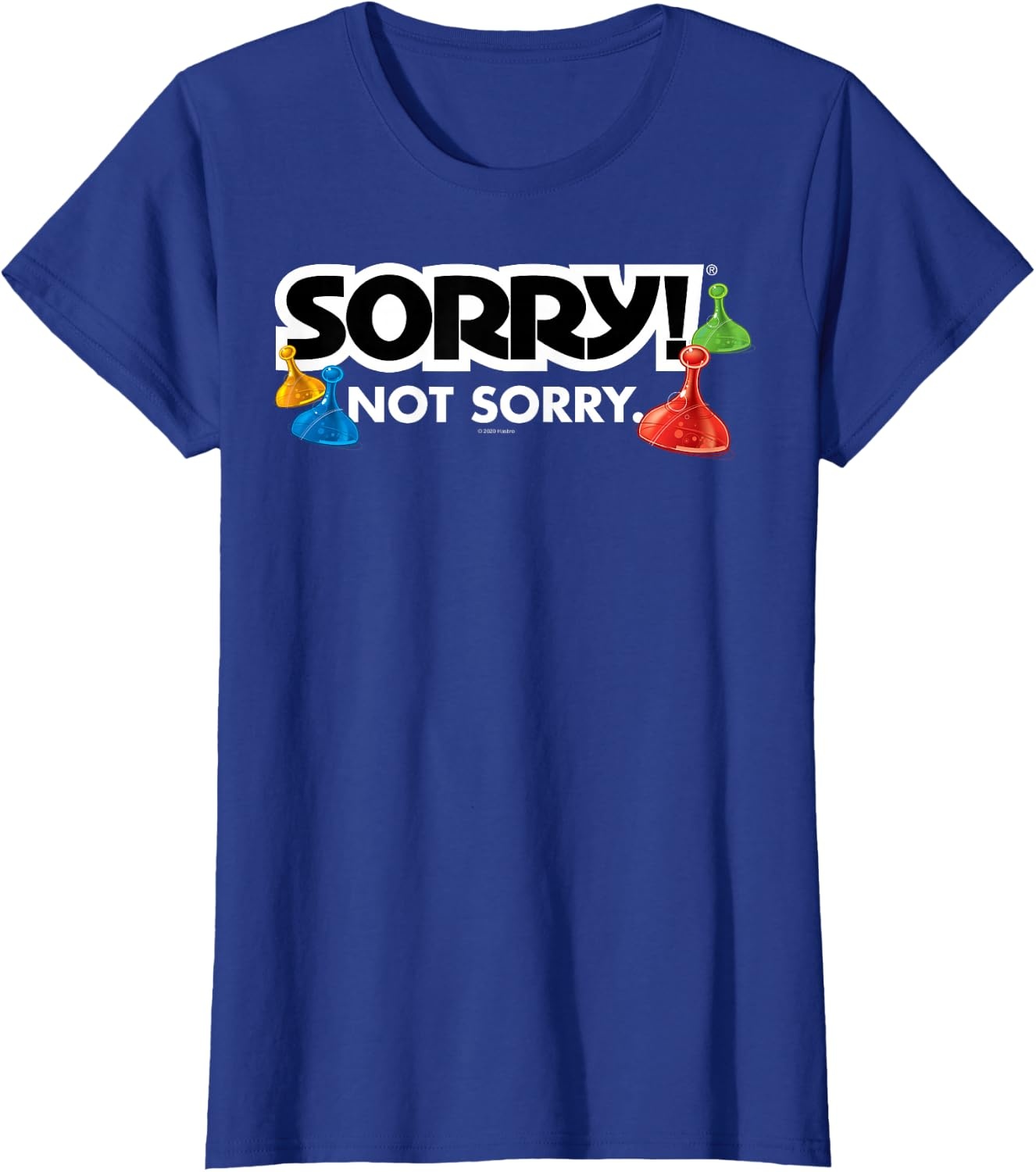 image:imageSorry Not Sorry Logo TShirtRoyal Blue