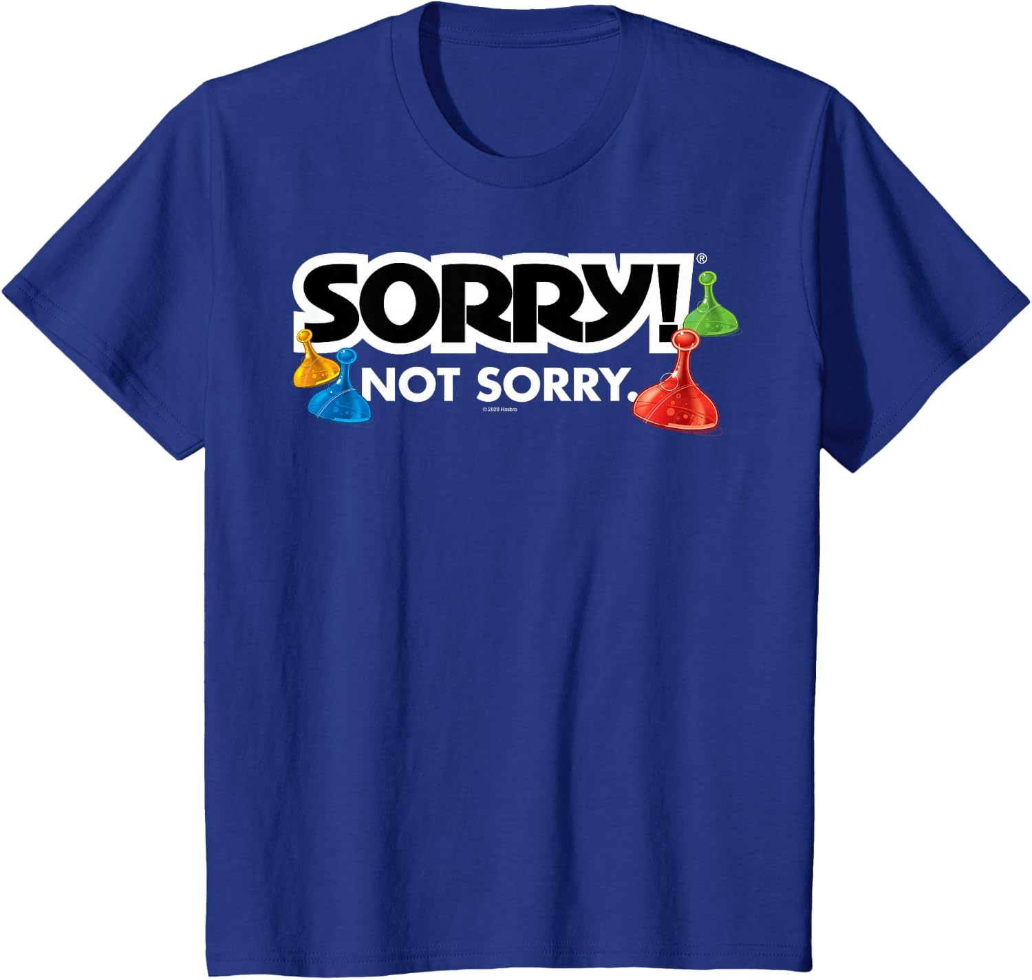 image:imageSorry Not Sorry Logo TShirtRoyal Blue