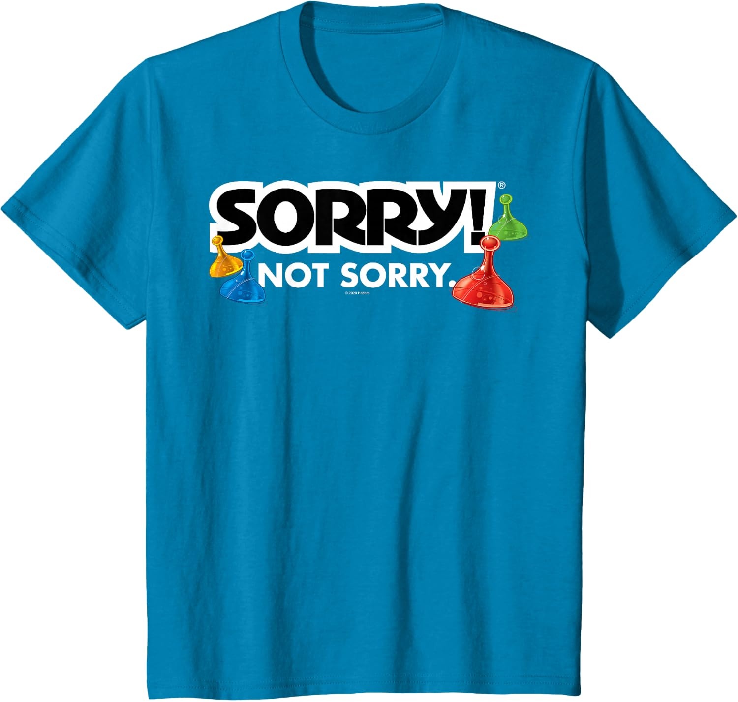 image:imageSorry Not Sorry Logo TShirtSapphire Blue