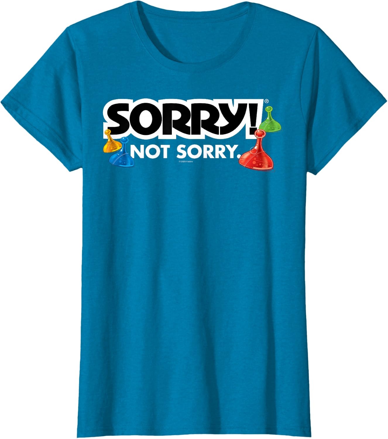 image:imageSorry Not Sorry Logo TShirtSapphire Blue