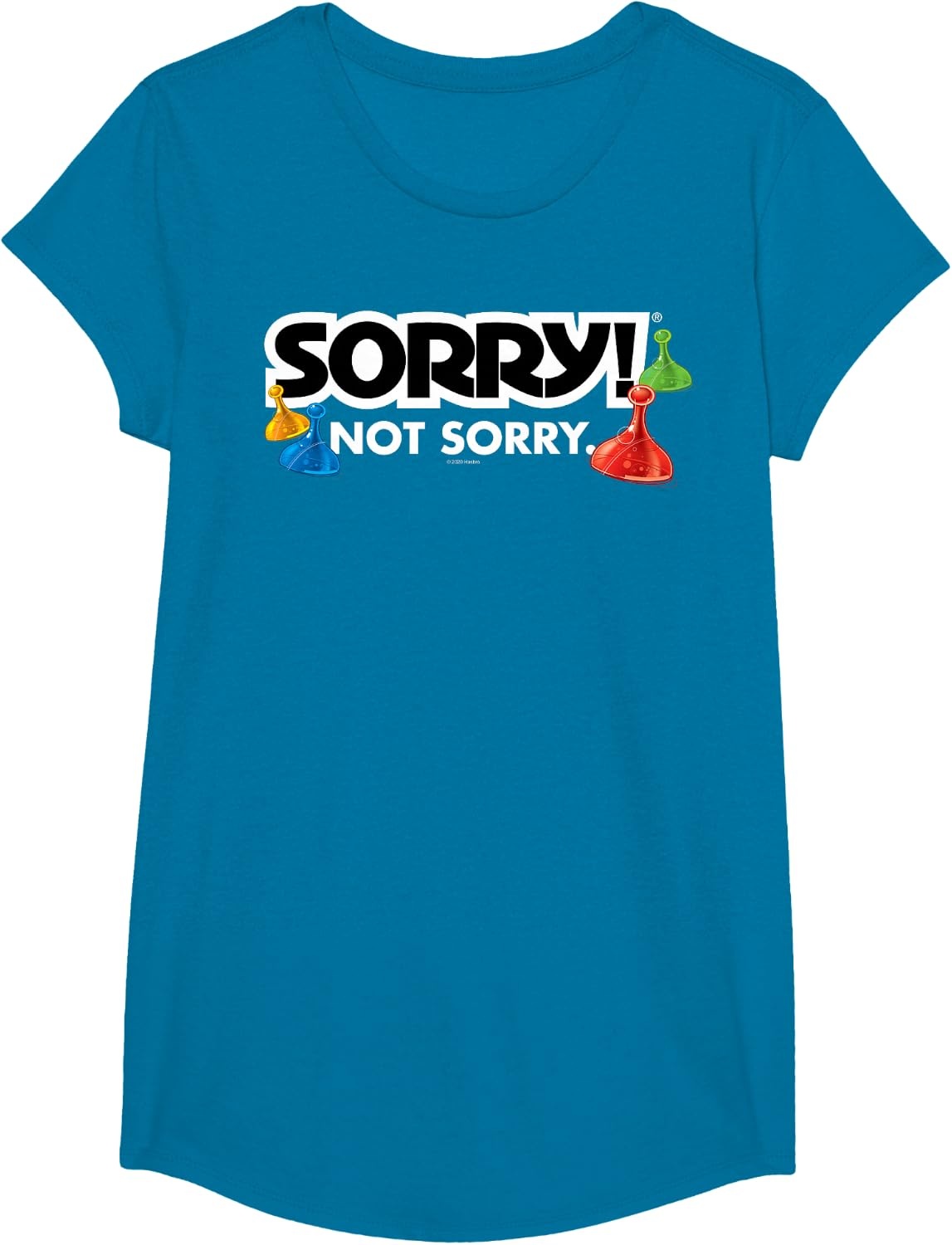 image:imageSorry Not Sorry Logo TShirtSapphire Blue