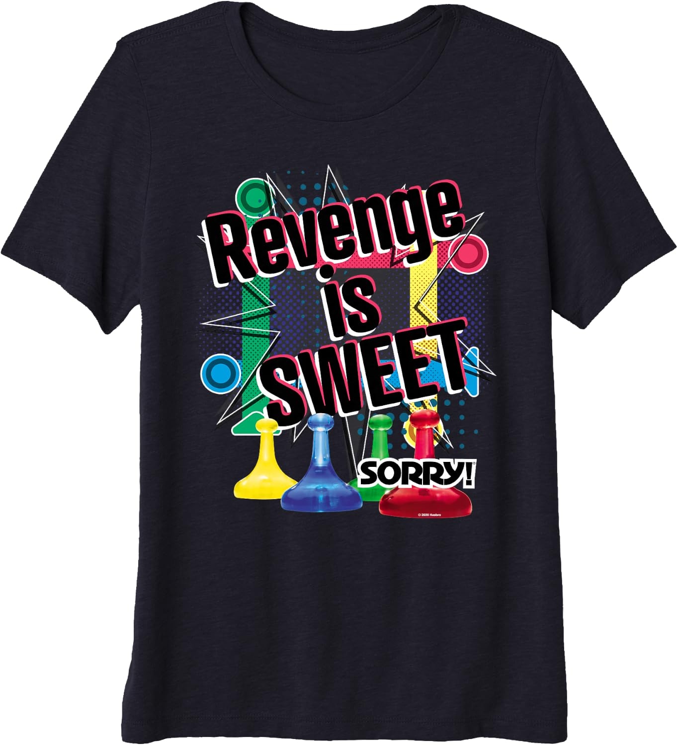 image:imageSorry Revenge Is Sweet Premium Triblend TShirtNavy Blue