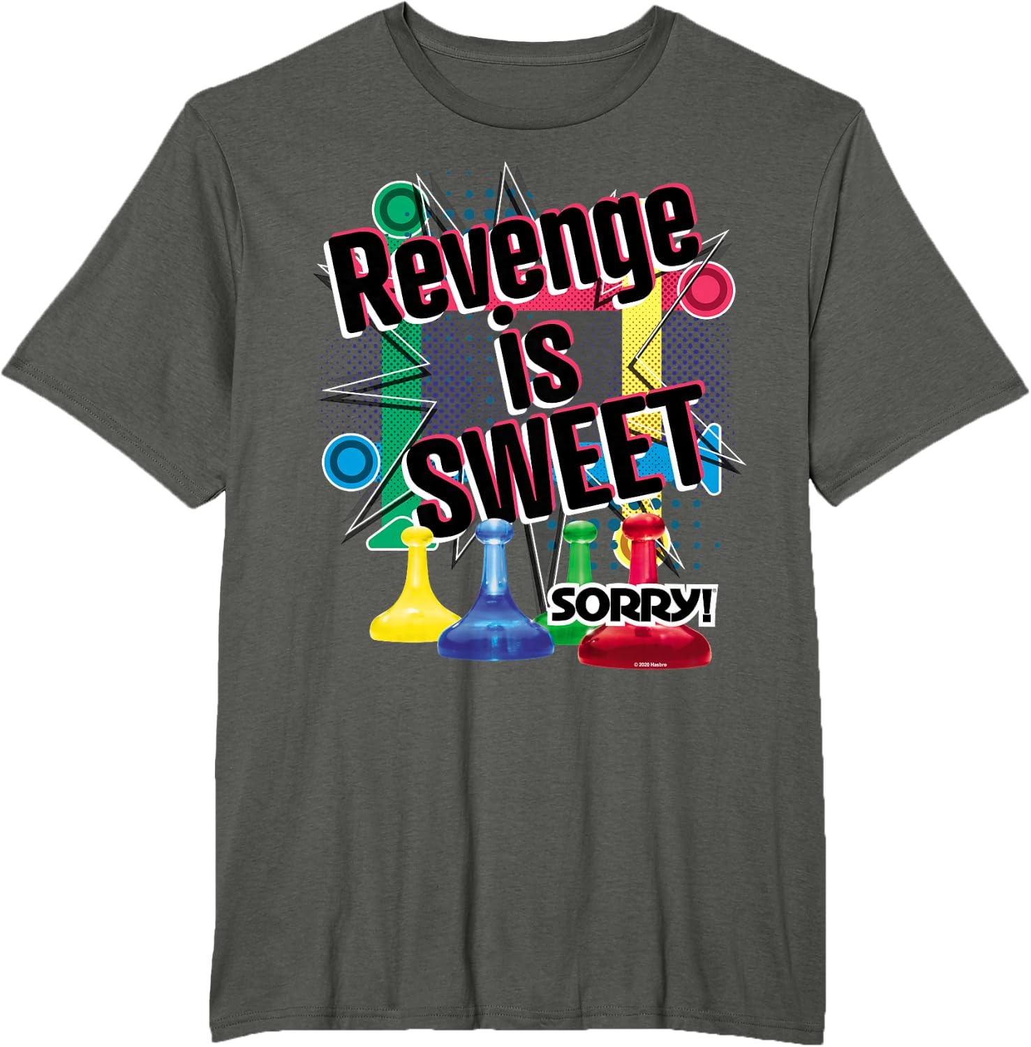 image:imageSorry Revenge Is Sweet TShirtAsphalt Grey