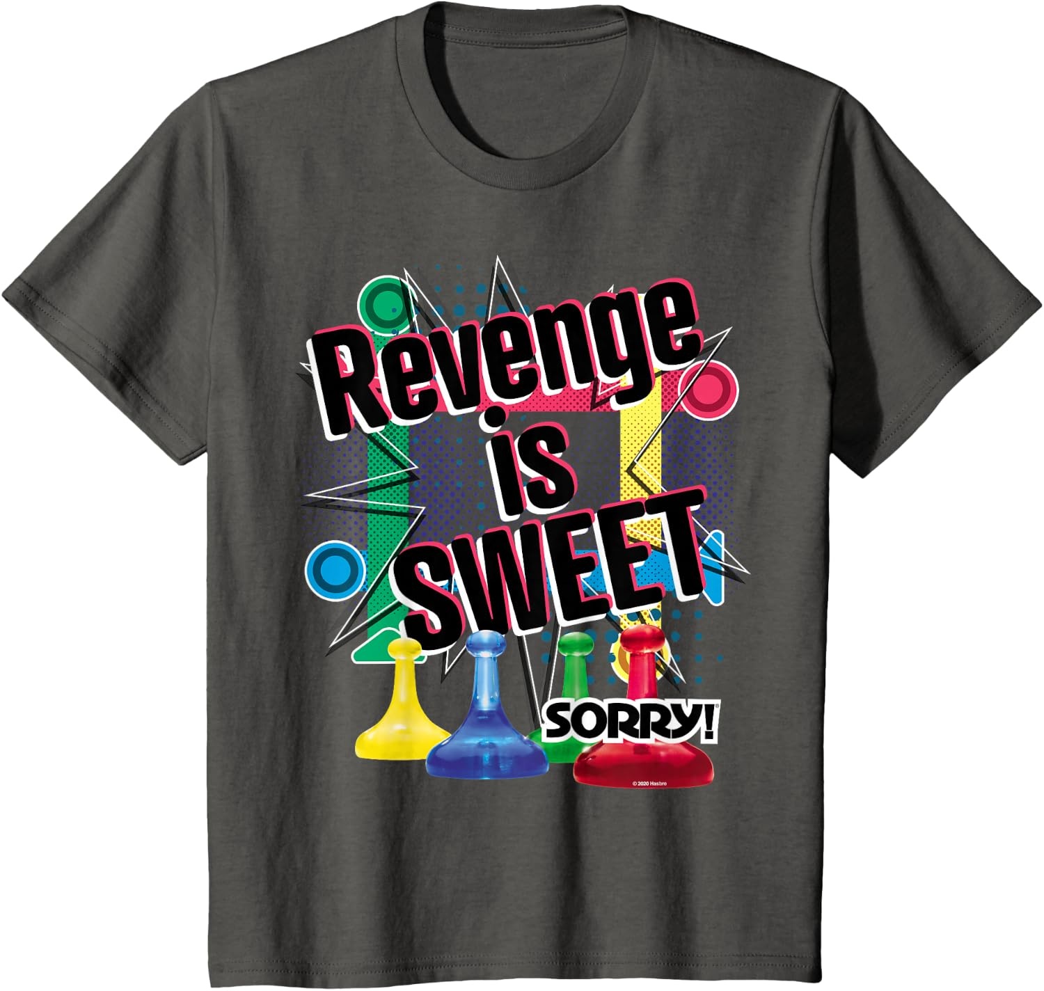 image:imageSorry Revenge Is Sweet TShirtAsphalt Grey