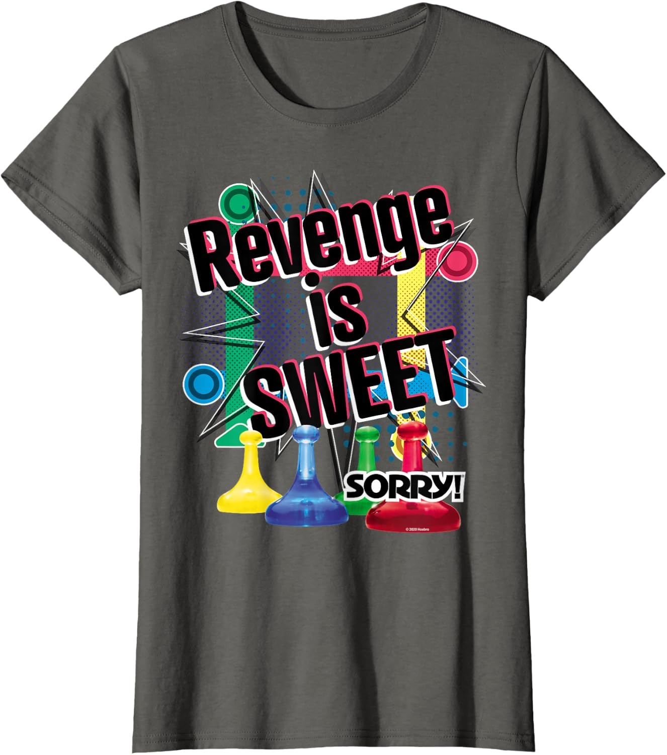 image:imageSorry Revenge Is Sweet TShirtAsphalt Grey