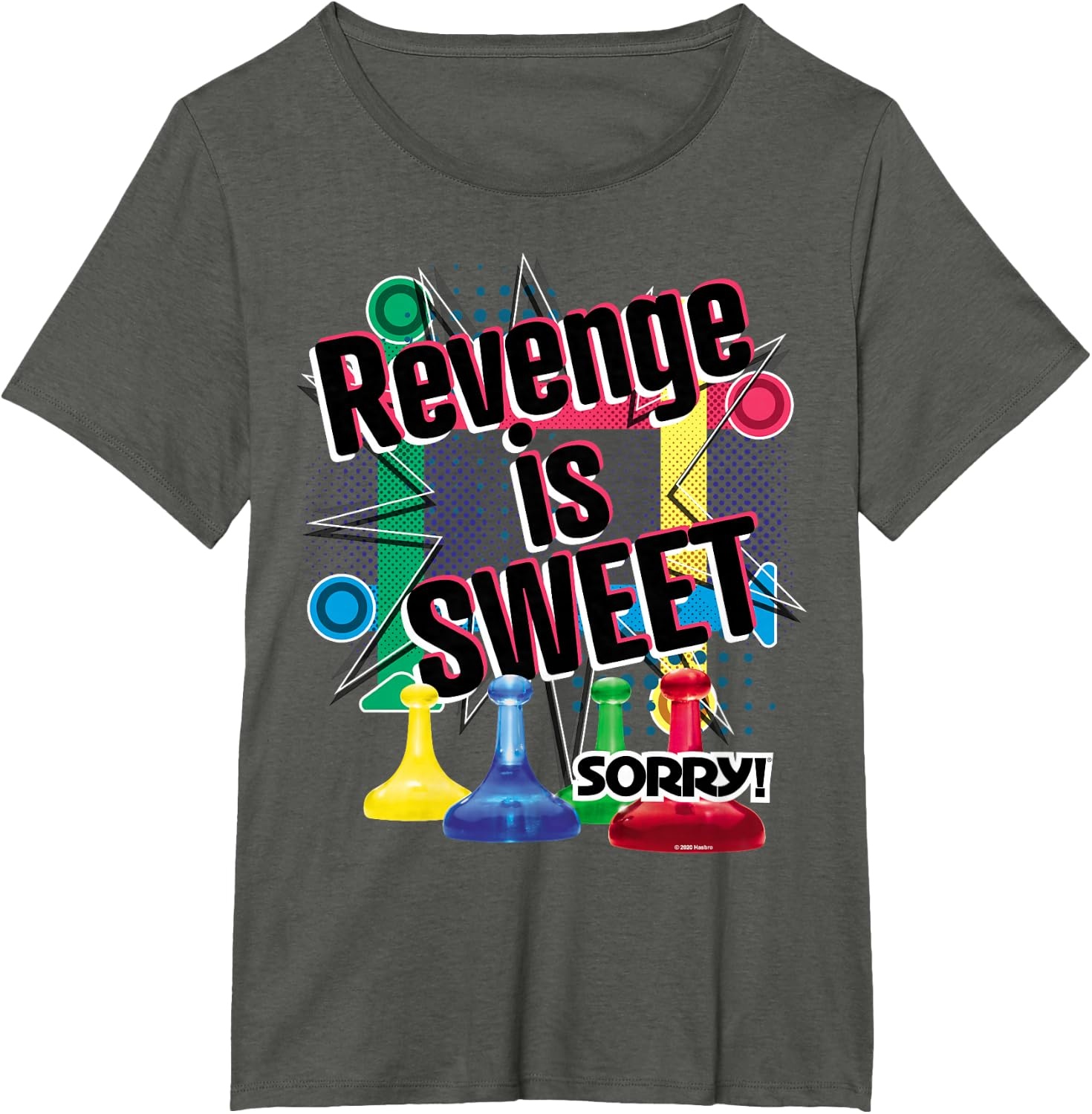 image:imageSorry Revenge Is Sweet TShirtAsphalt Grey