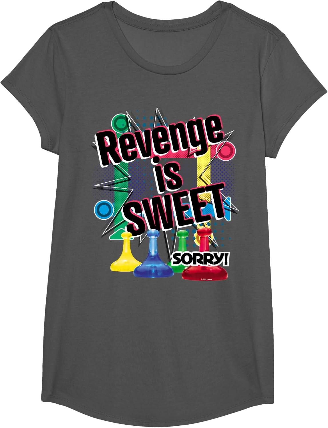 image:imageSorry Revenge Is Sweet TShirtAsphalt Grey