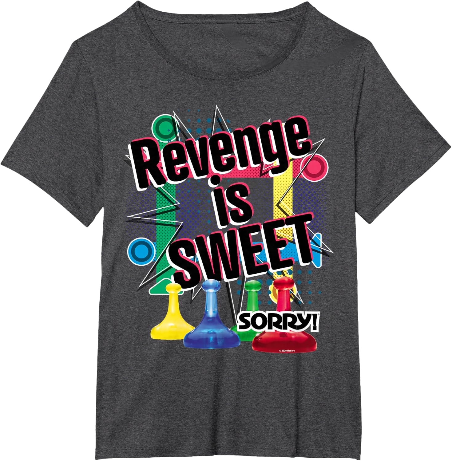 image:imageSorry Revenge Is Sweet TShirtDark Heather Grey