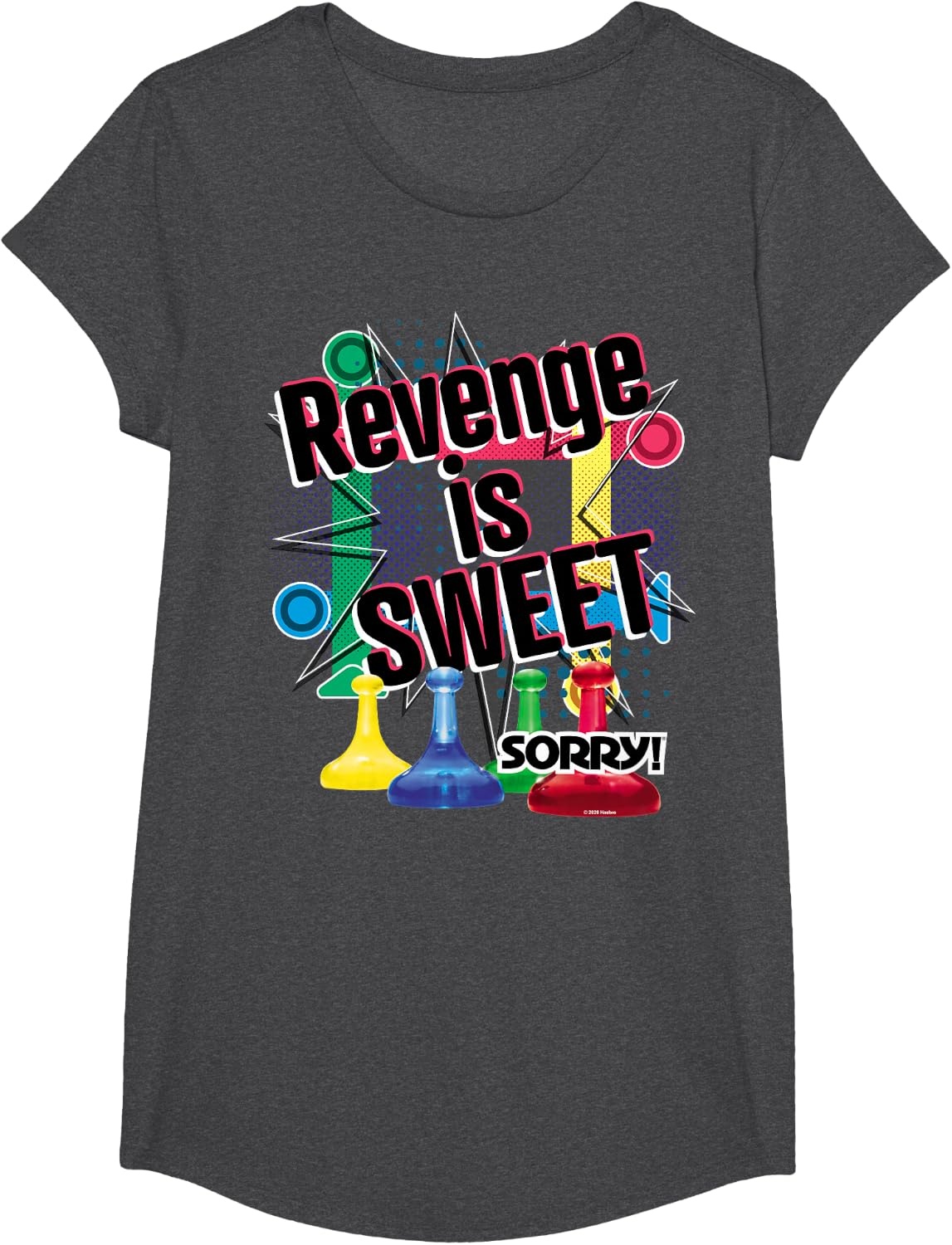image:imageSorry Revenge Is Sweet TShirtDark Heather Grey