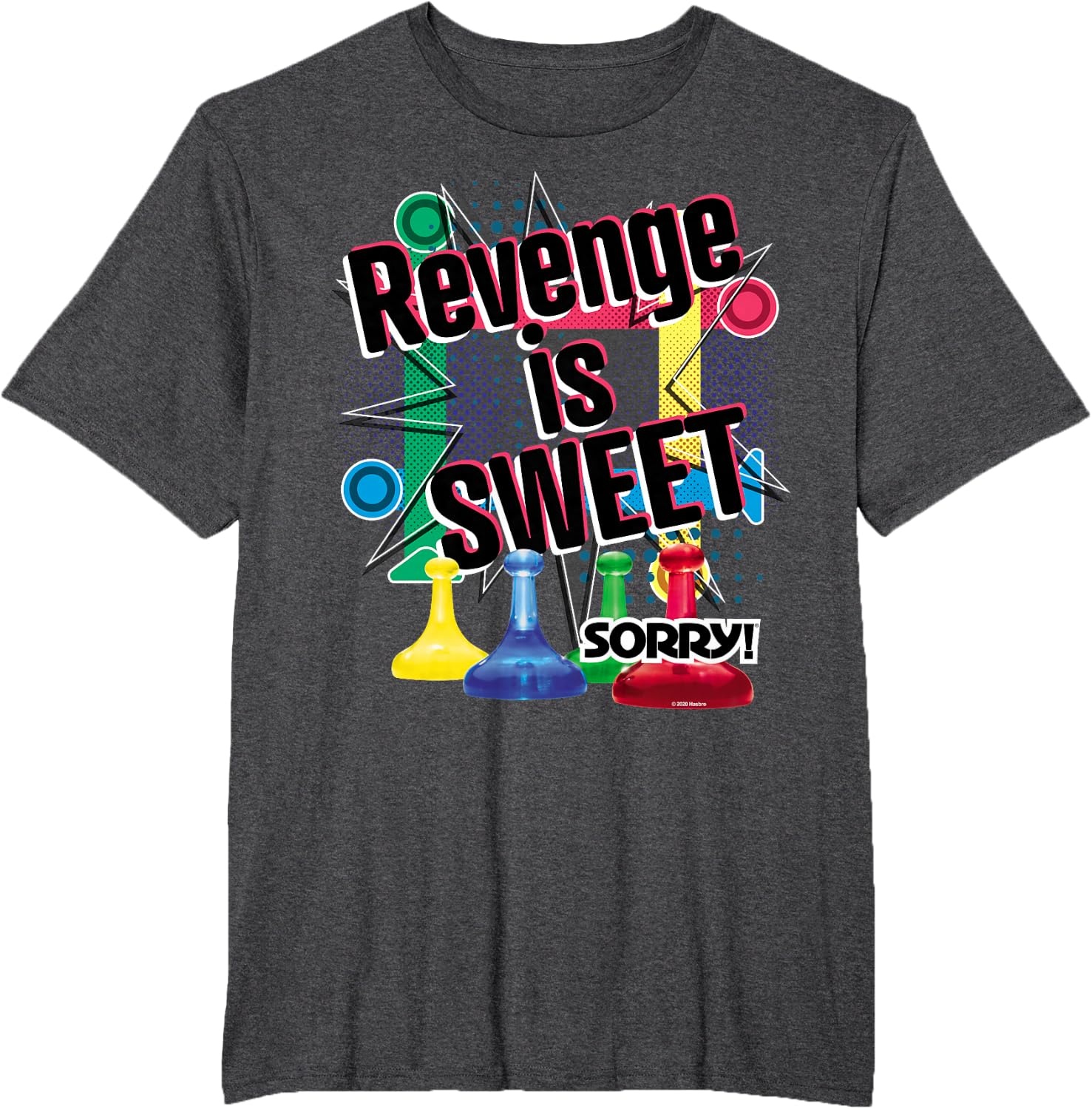 image:imageSorry Revenge Is Sweet TShirtDark Heather Grey