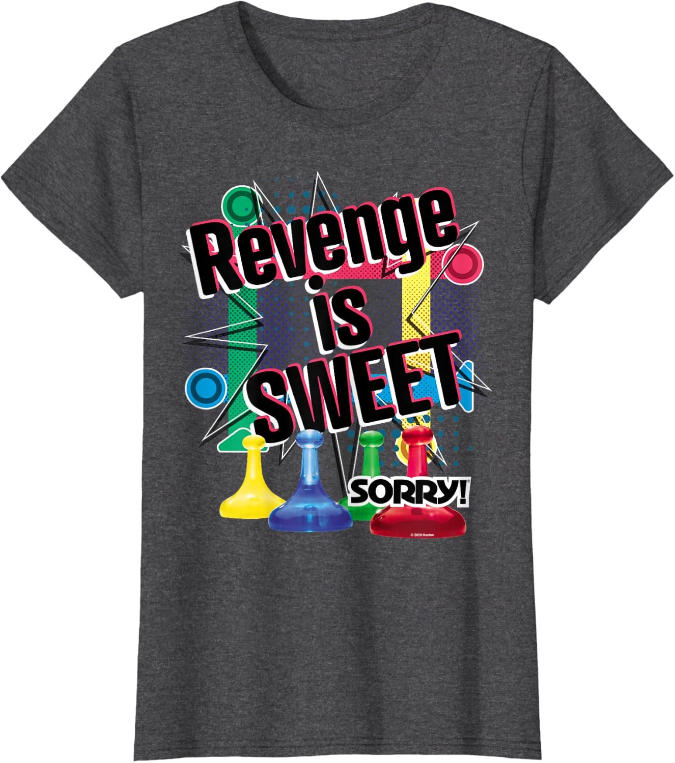image:imageSorry Revenge Is Sweet TShirtDark Heather Grey