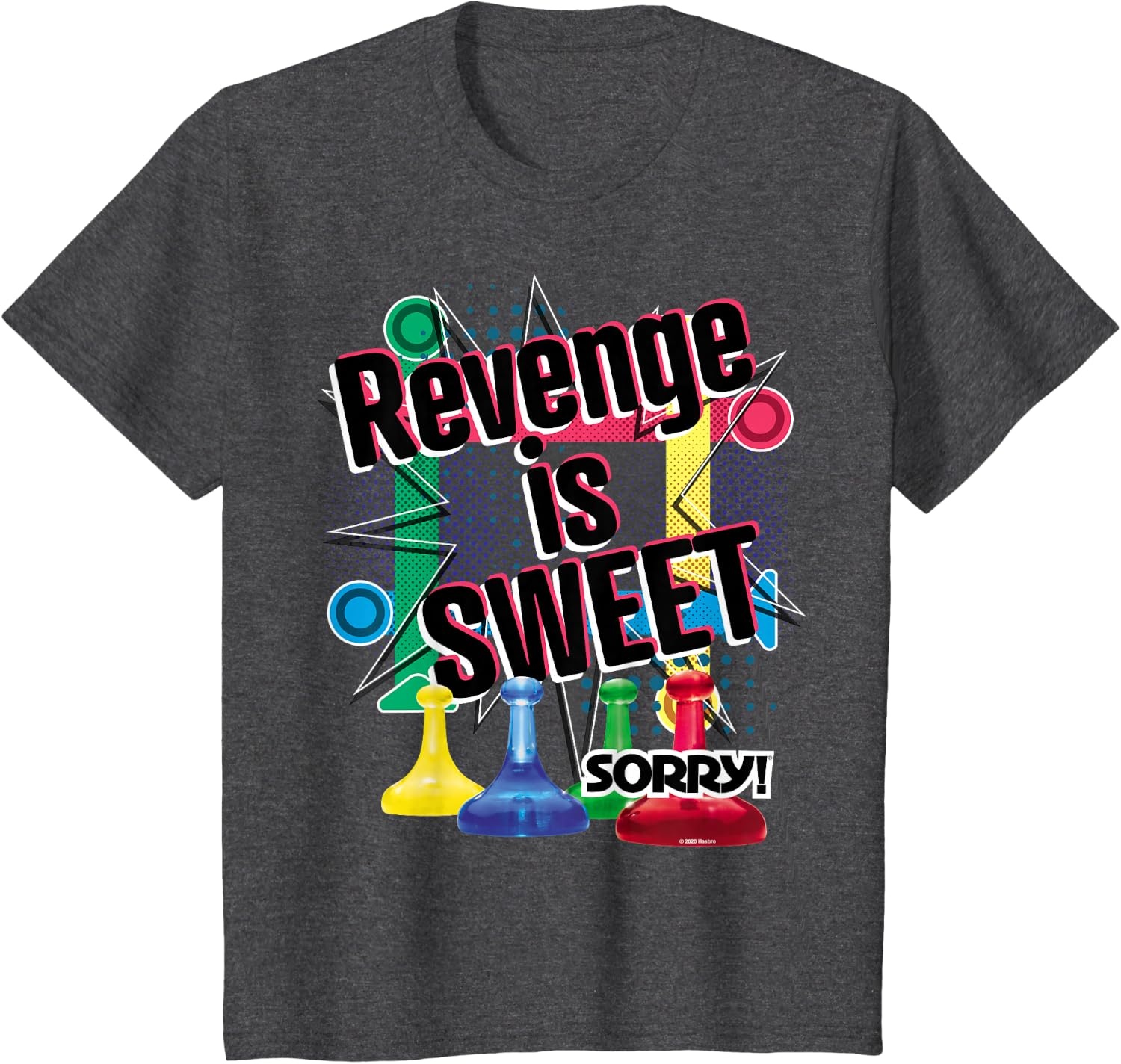 image:imageSorry Revenge Is Sweet TShirtDark Heather Grey