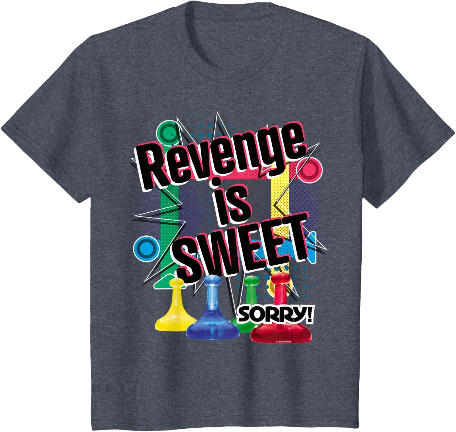 image:imageSorry Revenge Is Sweet TShirtHeather Blue