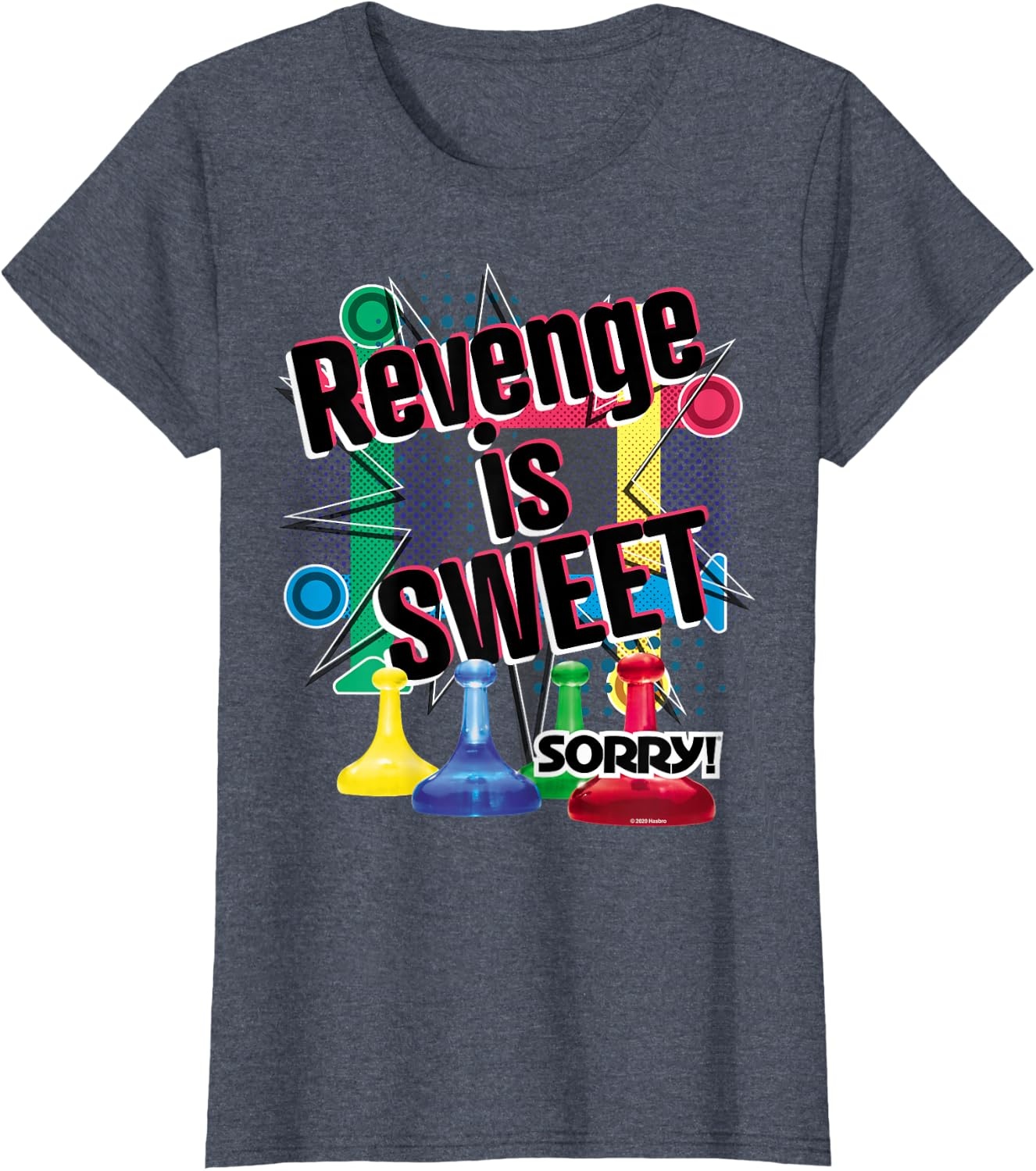 image:imageSorry Revenge Is Sweet TShirtHeather Blue