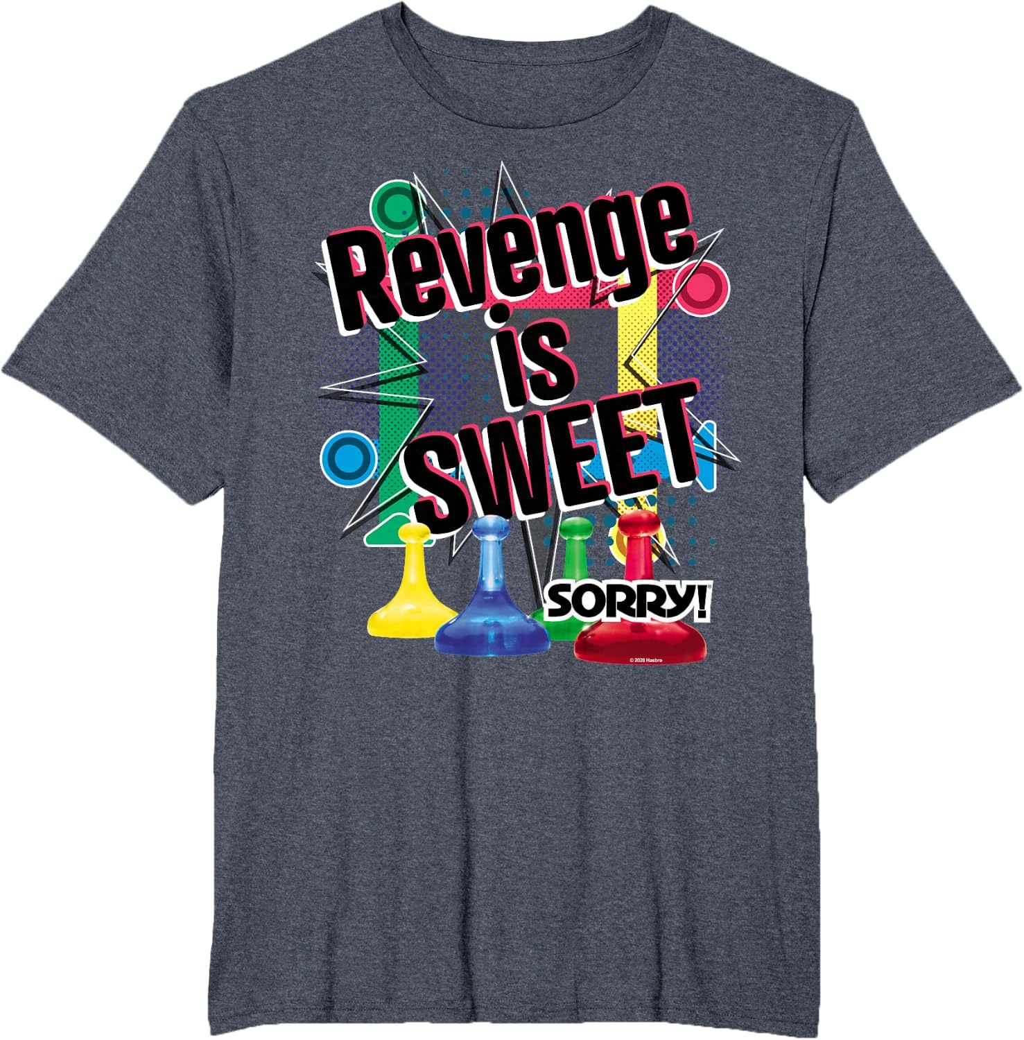image:imageSorry Revenge Is Sweet TShirtHeather Blue