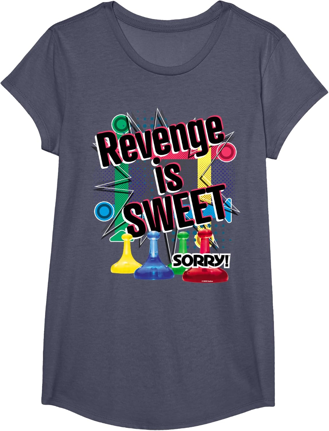image:imageSorry Revenge Is Sweet TShirtHeather Blue
