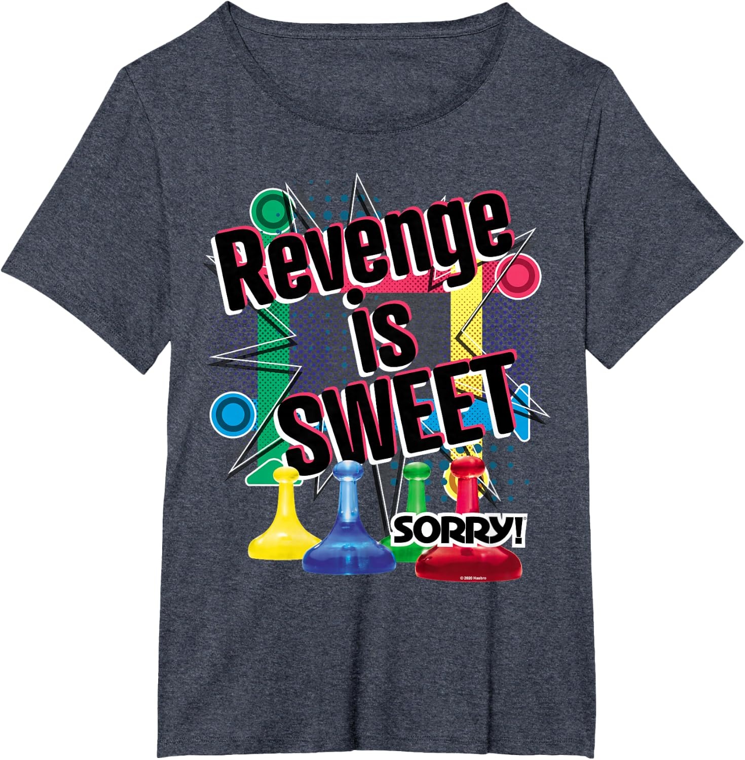 image:imageSorry Revenge Is Sweet TShirtHeather Blue