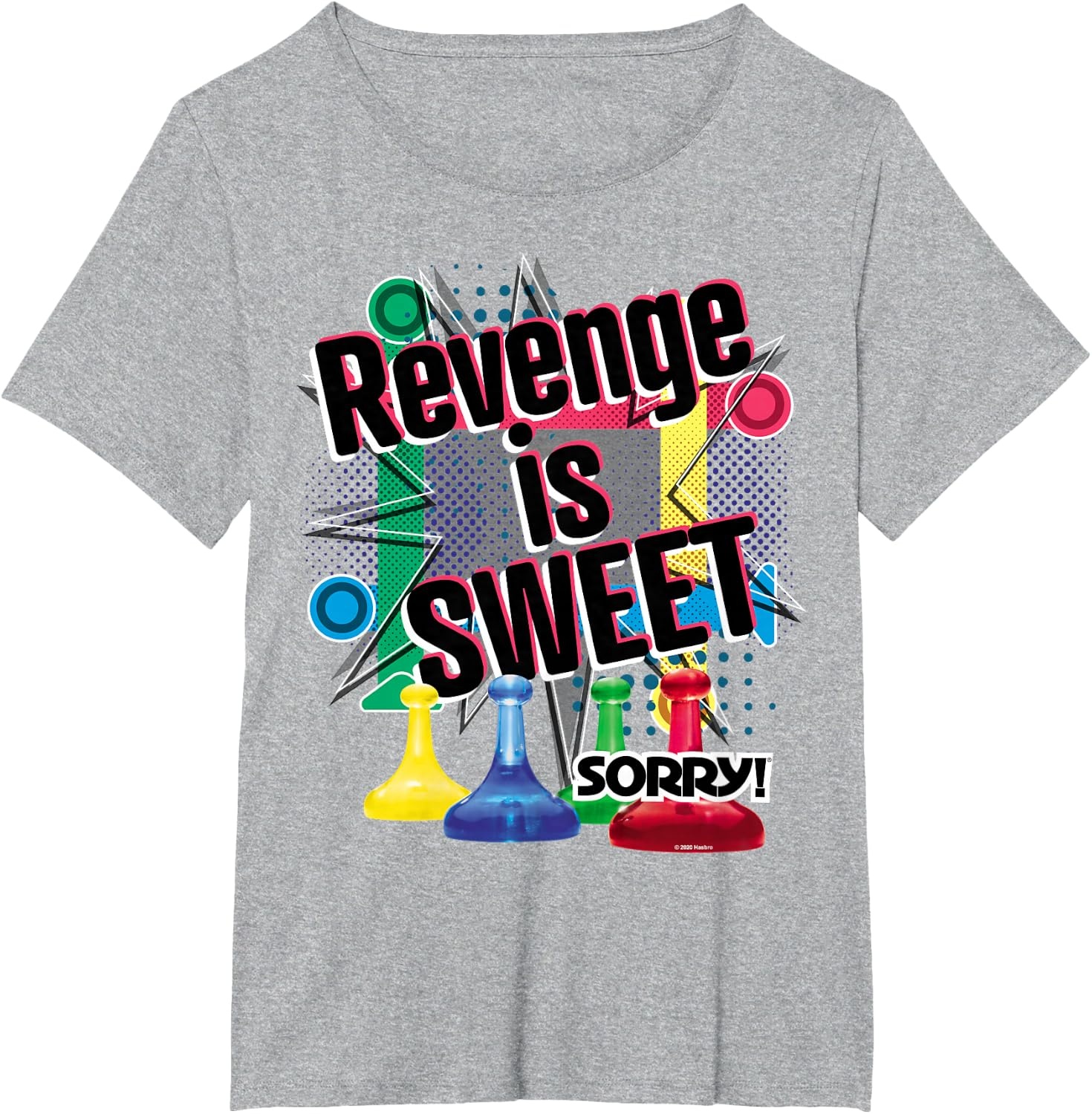 image:imageSorry Revenge Is Sweet TShirtHeather Grey