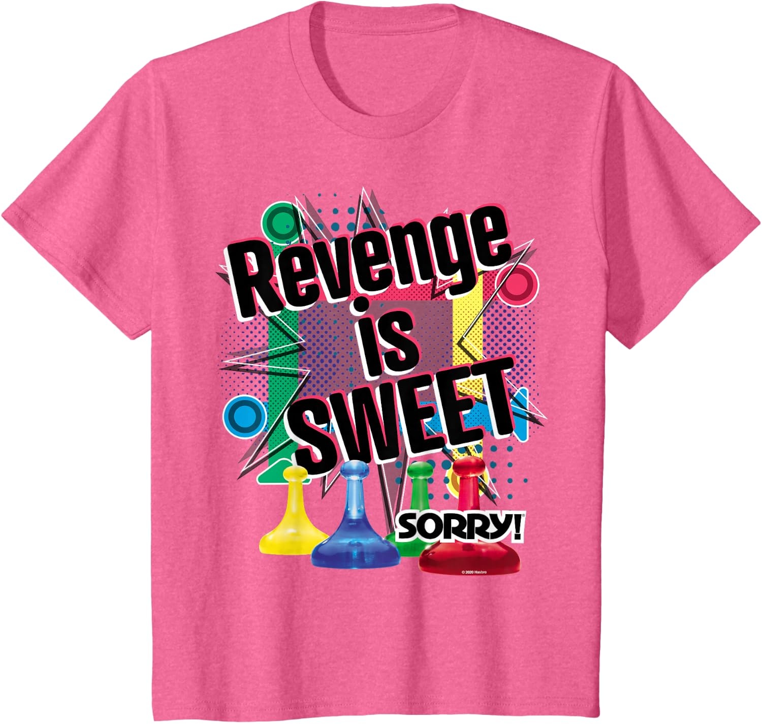 image:imageSorry Revenge Is Sweet TShirtPink Heather