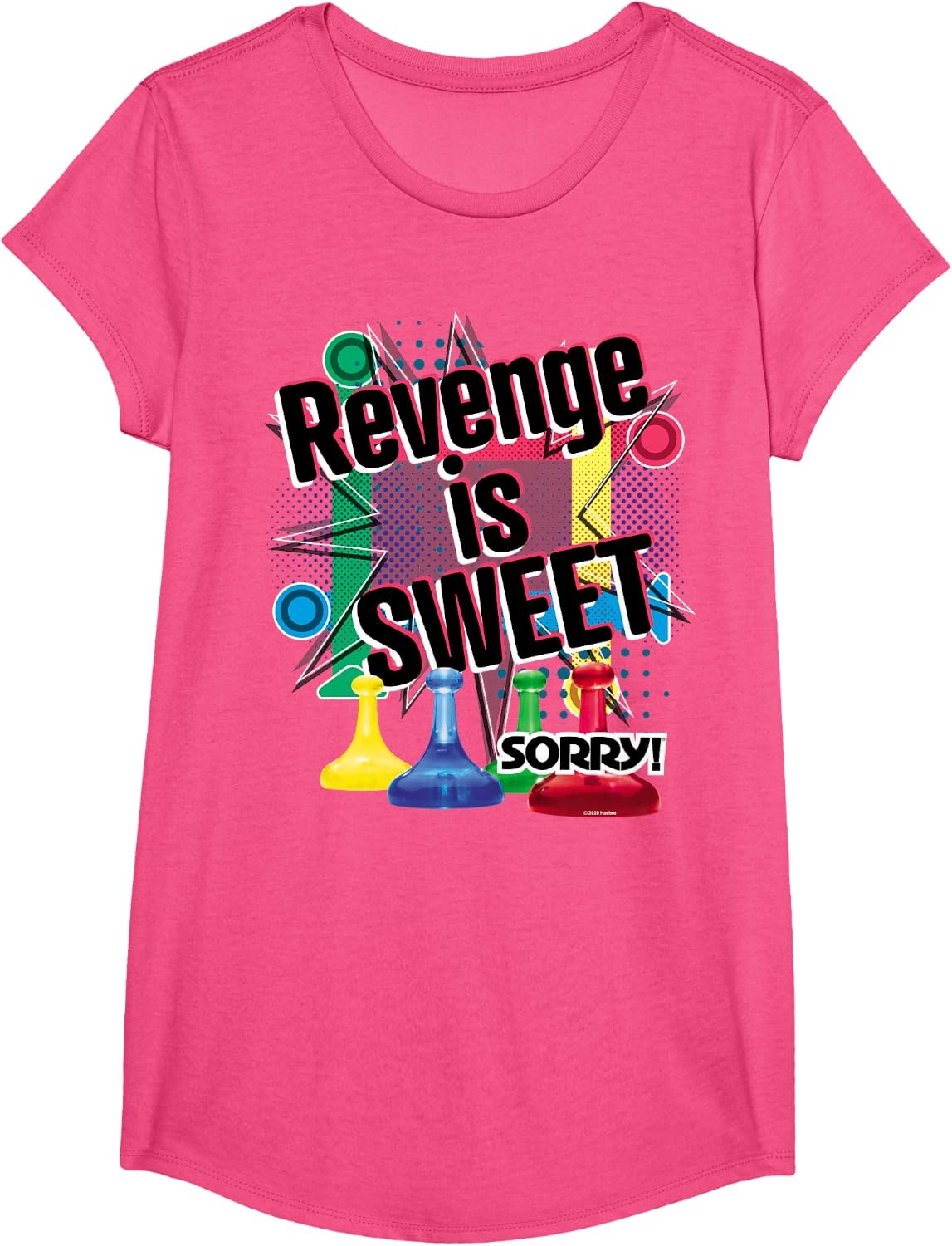 image:imageSorry Revenge Is Sweet TShirtPink Heather