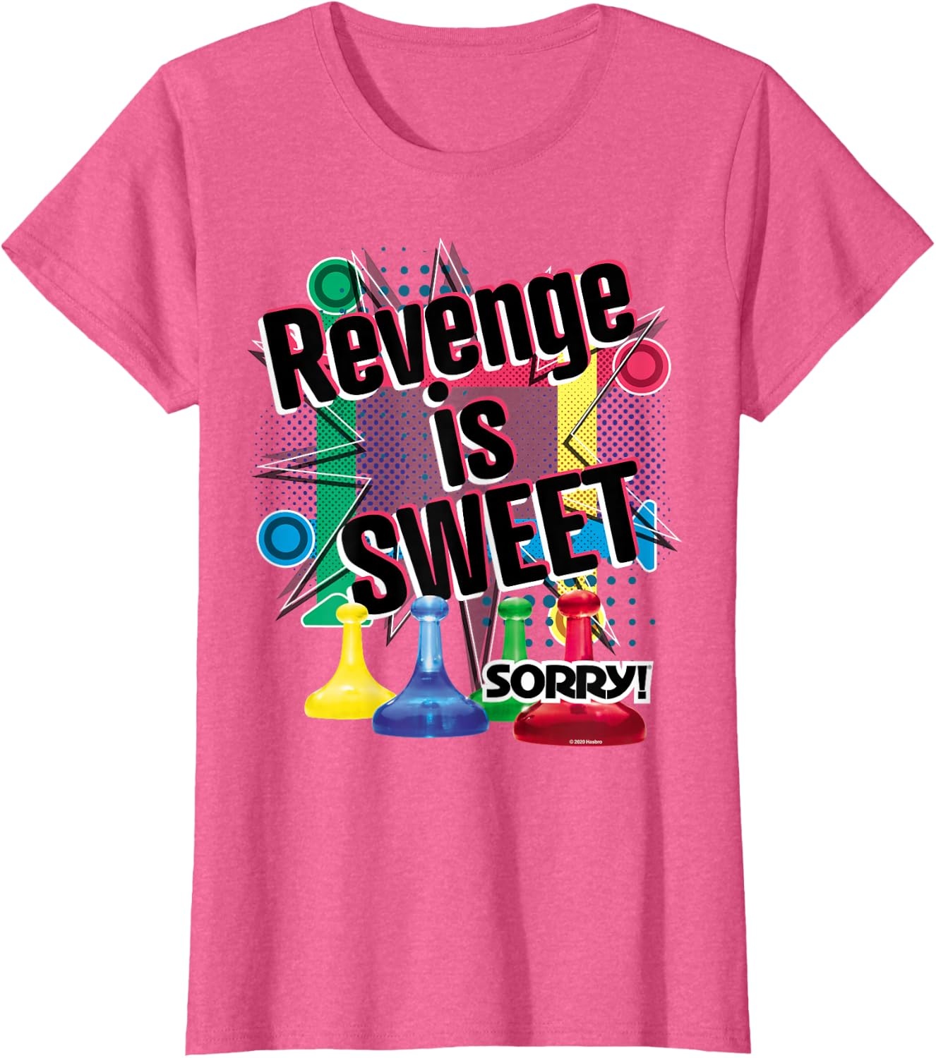 image:imageSorry Revenge Is Sweet TShirtPink Heather