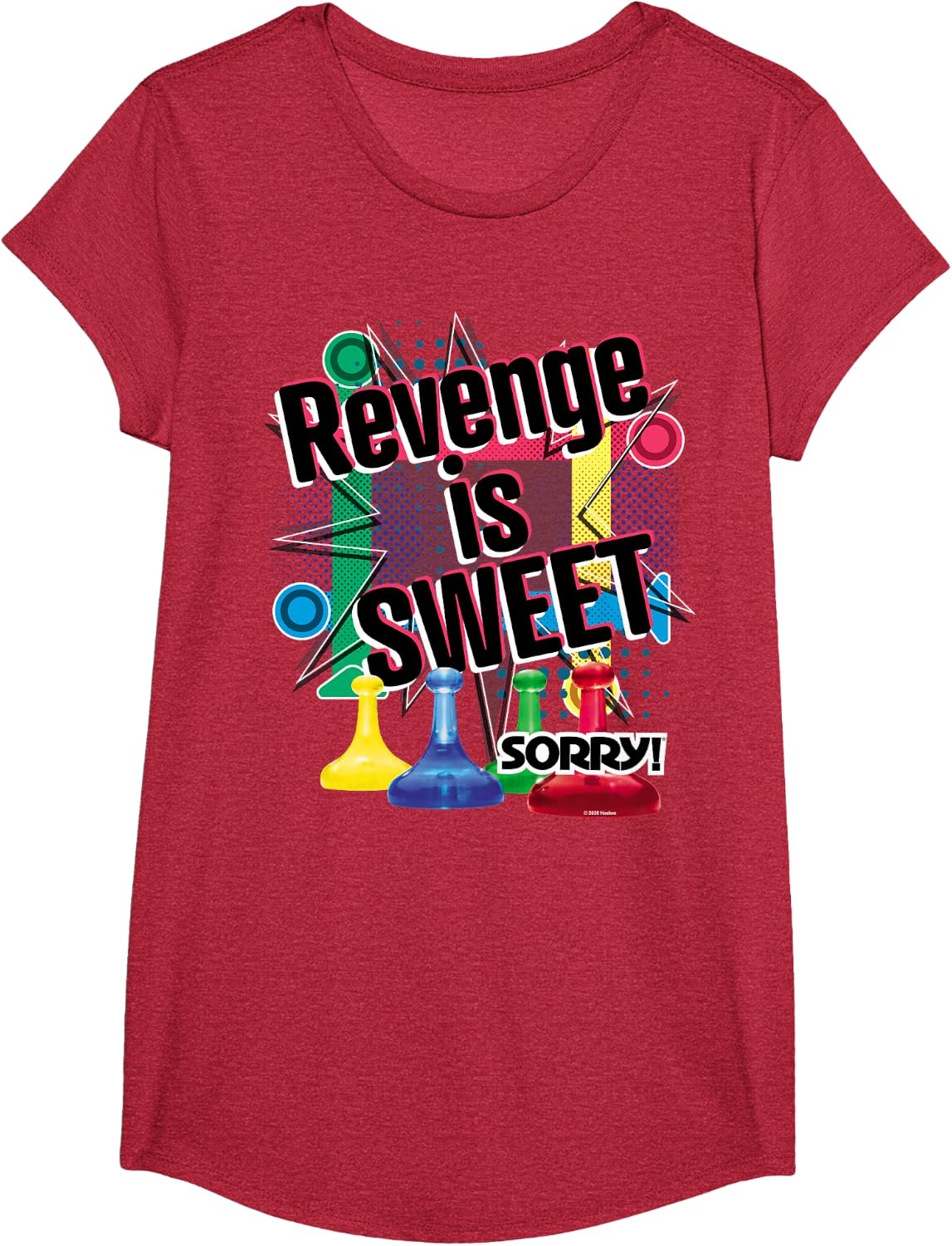 image:imageSorry Revenge Is Sweet TShirtRed Heather