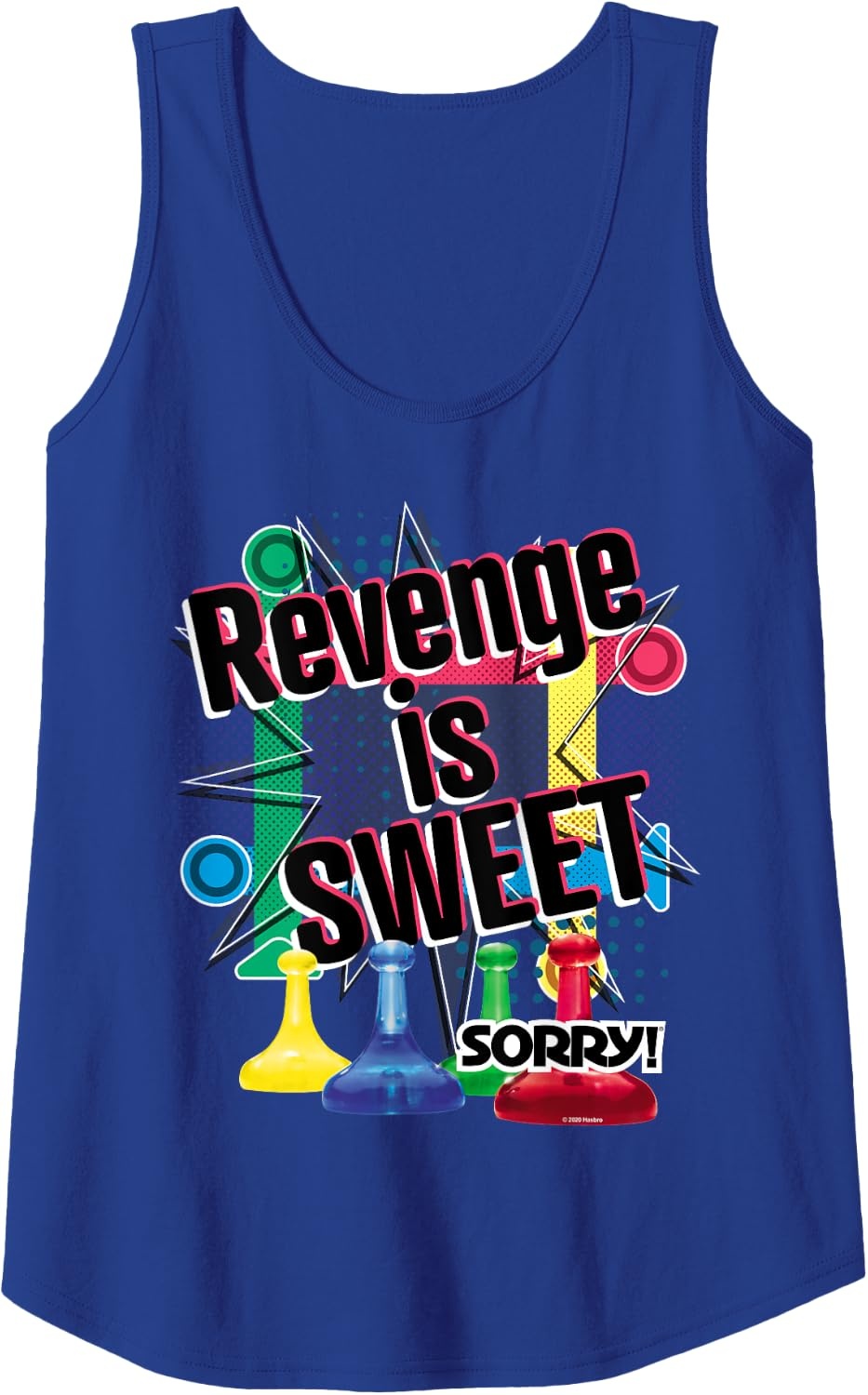 image:imageSorry Revenge Is Sweet Tank TopRoyal Blue