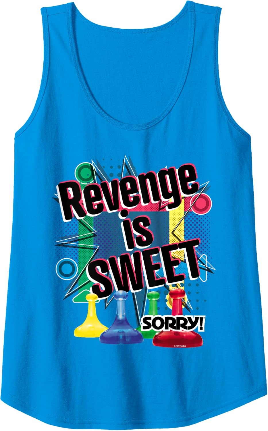 image:imageSorry Revenge Is Sweet Tank TopSapphire Blue