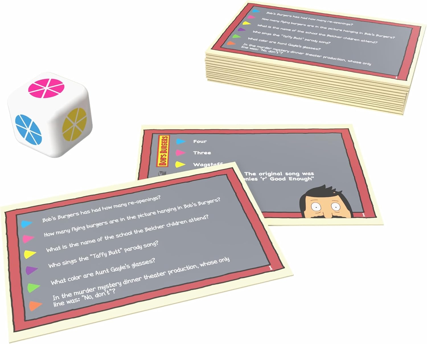 image:imageTrivial Pursuit Bobs Burgers BiteSized Edition Trivia Game Test Your Belcher Knowledge Covering The First 9 Seasons 600 Questions in 6 Categories Officially Licensed Merchandise amp Collectible