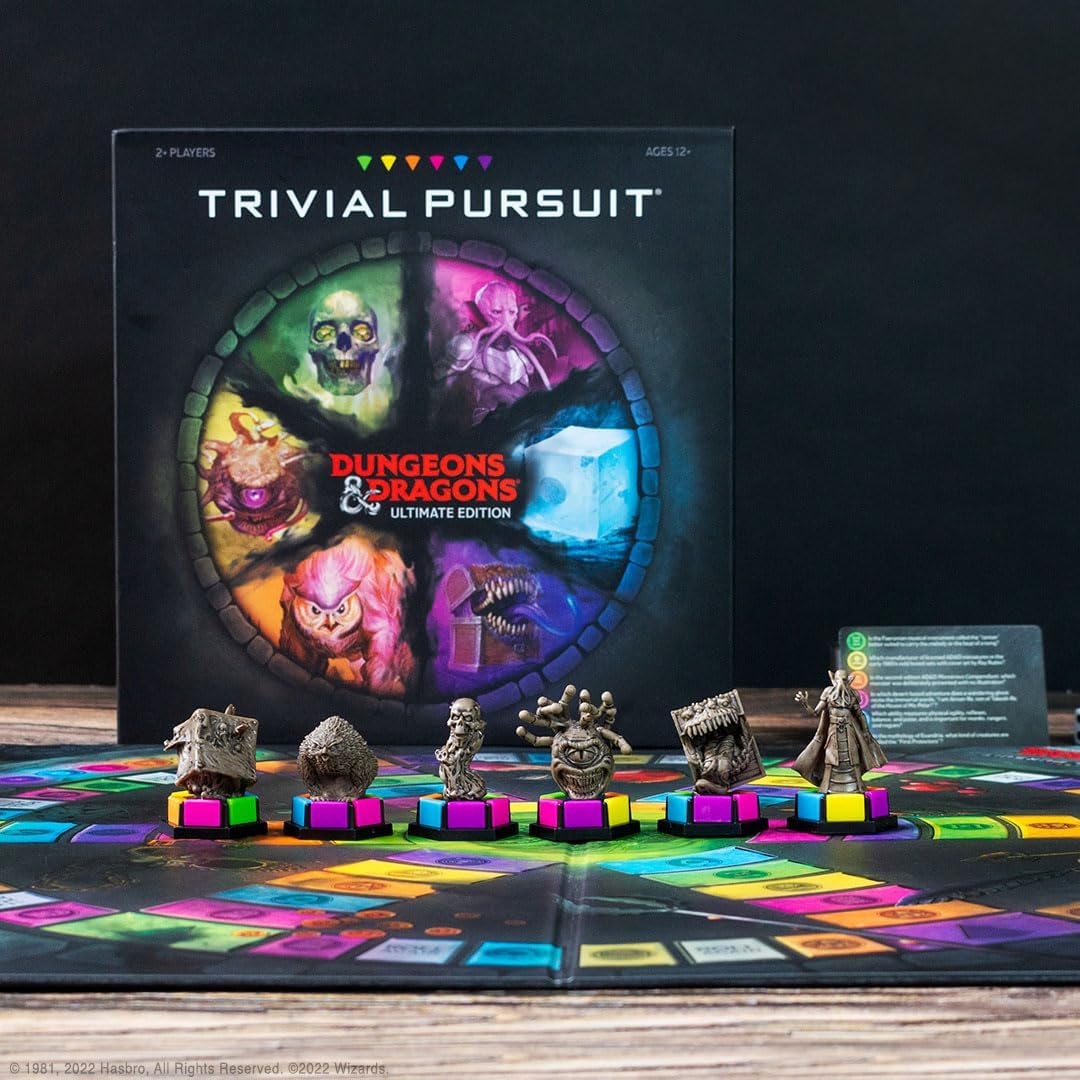 image:imageTrivial Pursuit Dungeons amp Dragons Ultimate Edition Collectible Trivia Board Game Featuring 6 Monster Movers and 1800 Questions Across 6 Categories OfficiallyLicensed DampD Game amp Merchandise