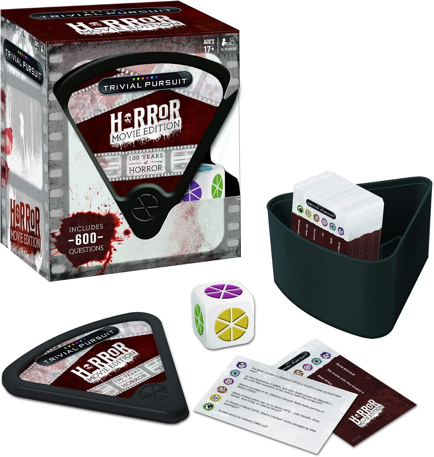 image:imageTrivial Pursuit Horror Movie Edition 600 Questions from Classic Horror Films Trivia Board Game for Fans of Horror Movies