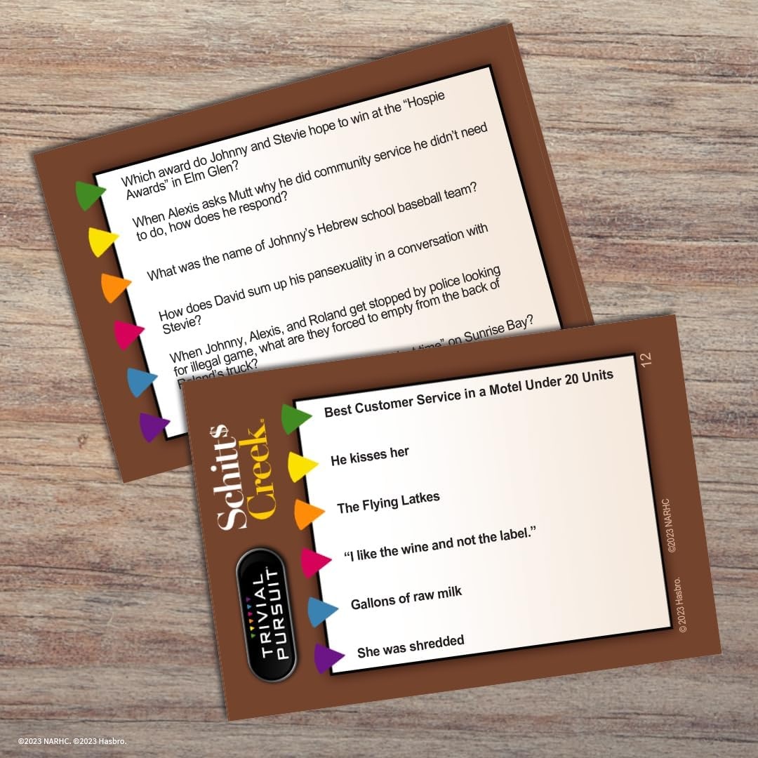 image:imageTrivial Pursuit Schitts Creek Edition Trivia Game Questions from Schitts Creek 600 Questions amp Die in Travel Container Officially Licensed Schitts Creek Game