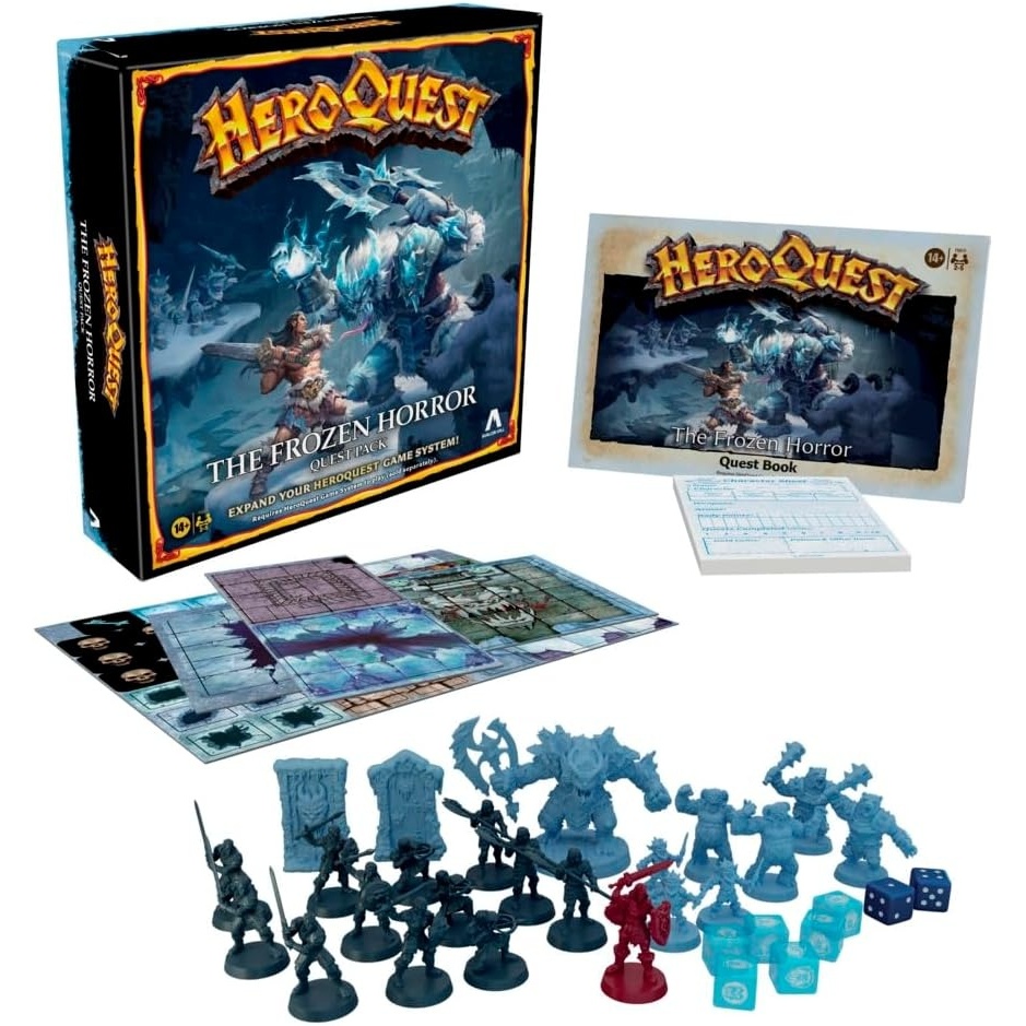 image:imageAvalon Hill HeroQuest The Frozen Horror Quest Pack Dungeon Crawler Game for Ages 14 Requires HeroQuest Game System to PlayMulticolored