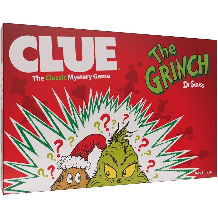 image:imageCLUE The Grinch Classic Mystery Board Game Solve the Holiday Theft in Whoville with CindyLou amp More Discover Who Where and What was Taken Officially Licensed Dr Seuss Merchandise